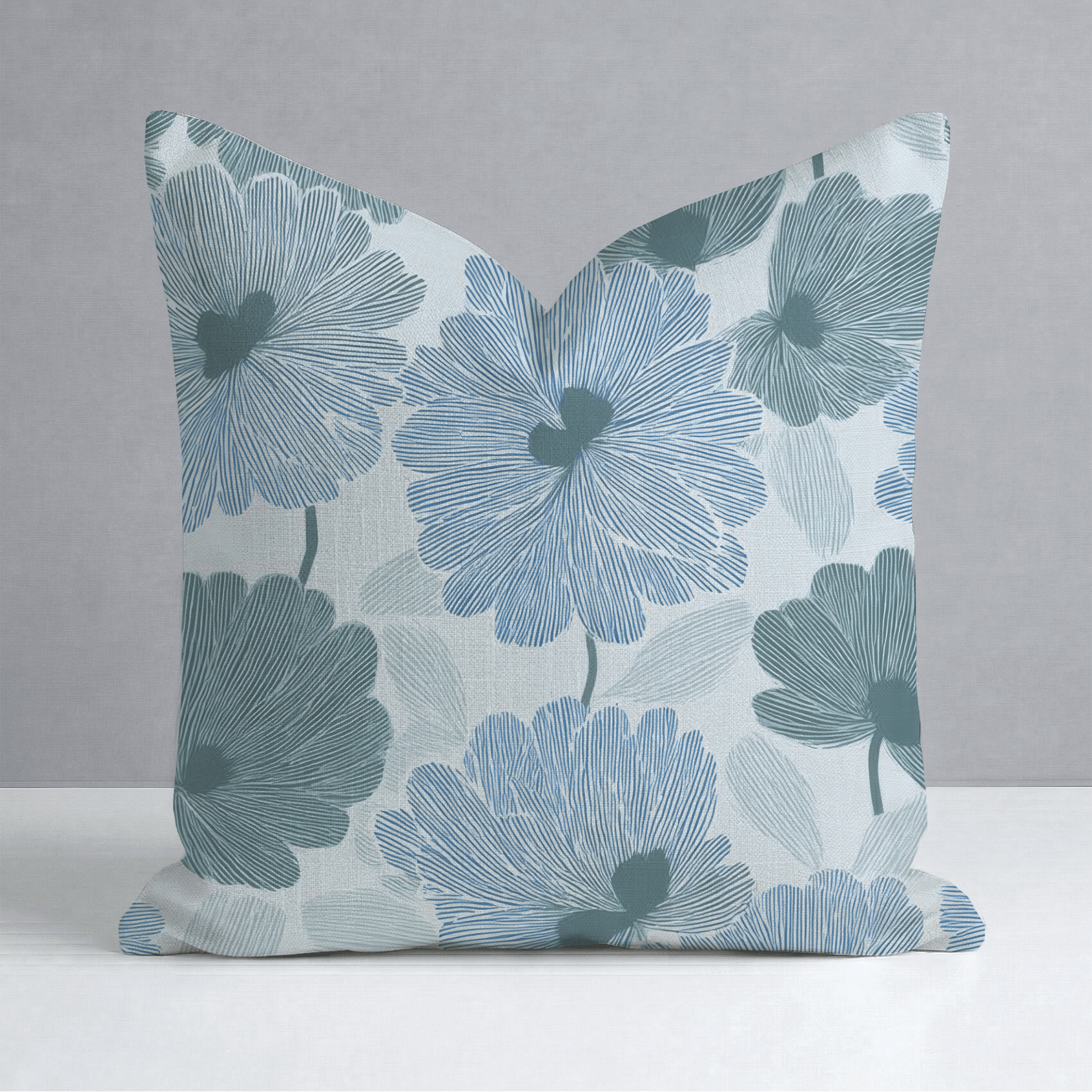 Blue My Robyn Throw Pillow - Lemon Park