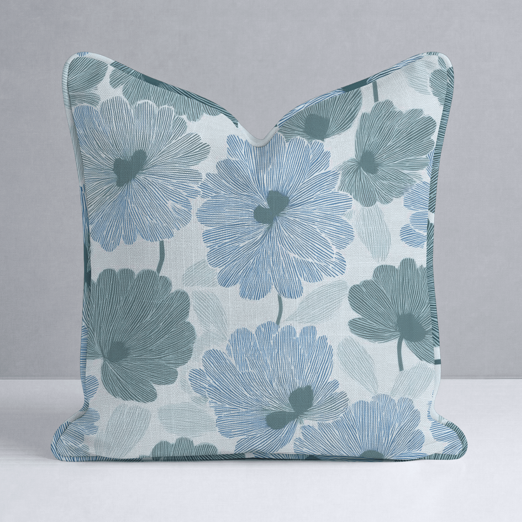 Blue My Robyn Throw Pillow - Lemon Park