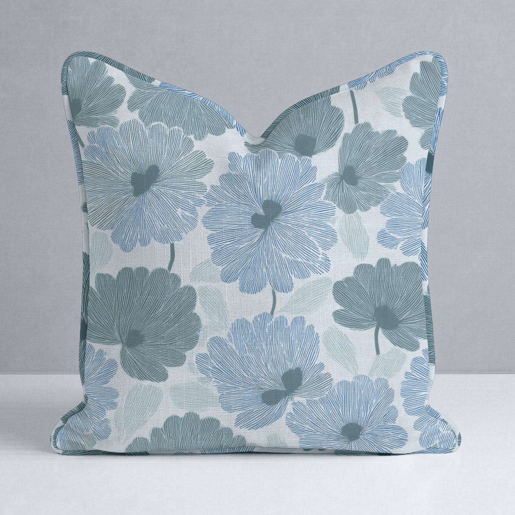 Blue My Robyn Throw Pillow - Lemon Park