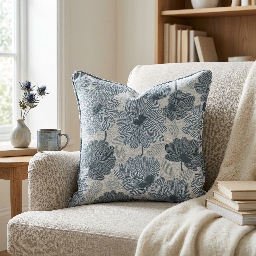 Blue My Robyn Throw Pillow - Lemon Park