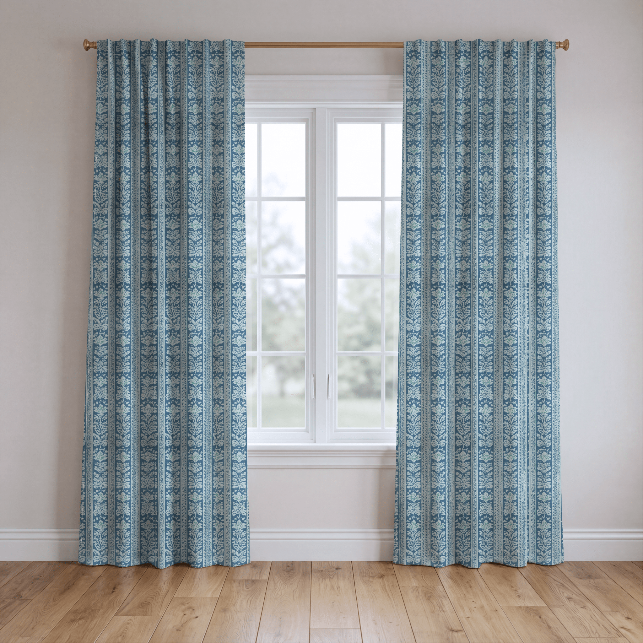 Blue Parlour - Drapery - Lemon Park