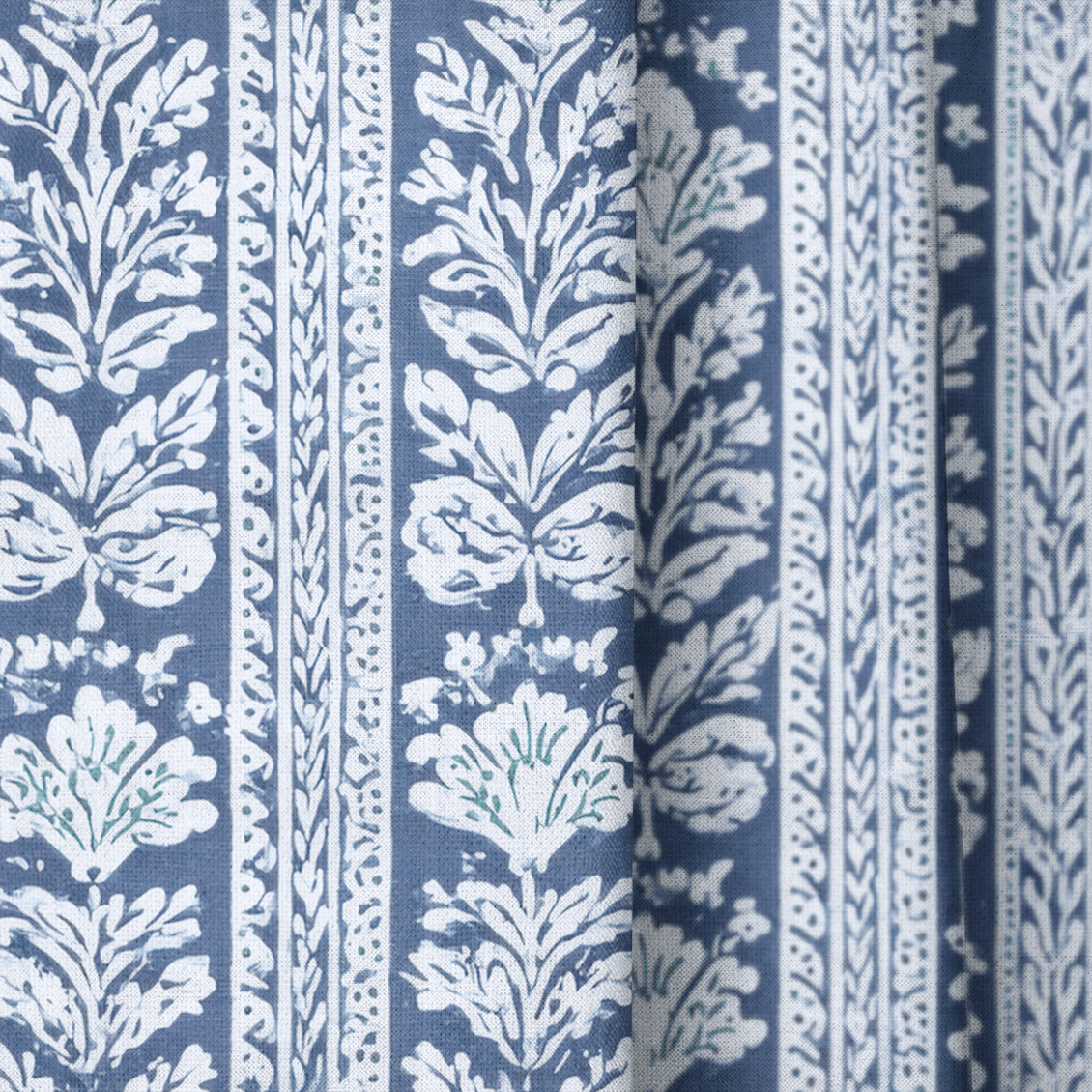 Blue Parlour Navy - Drapery - Lemon Park