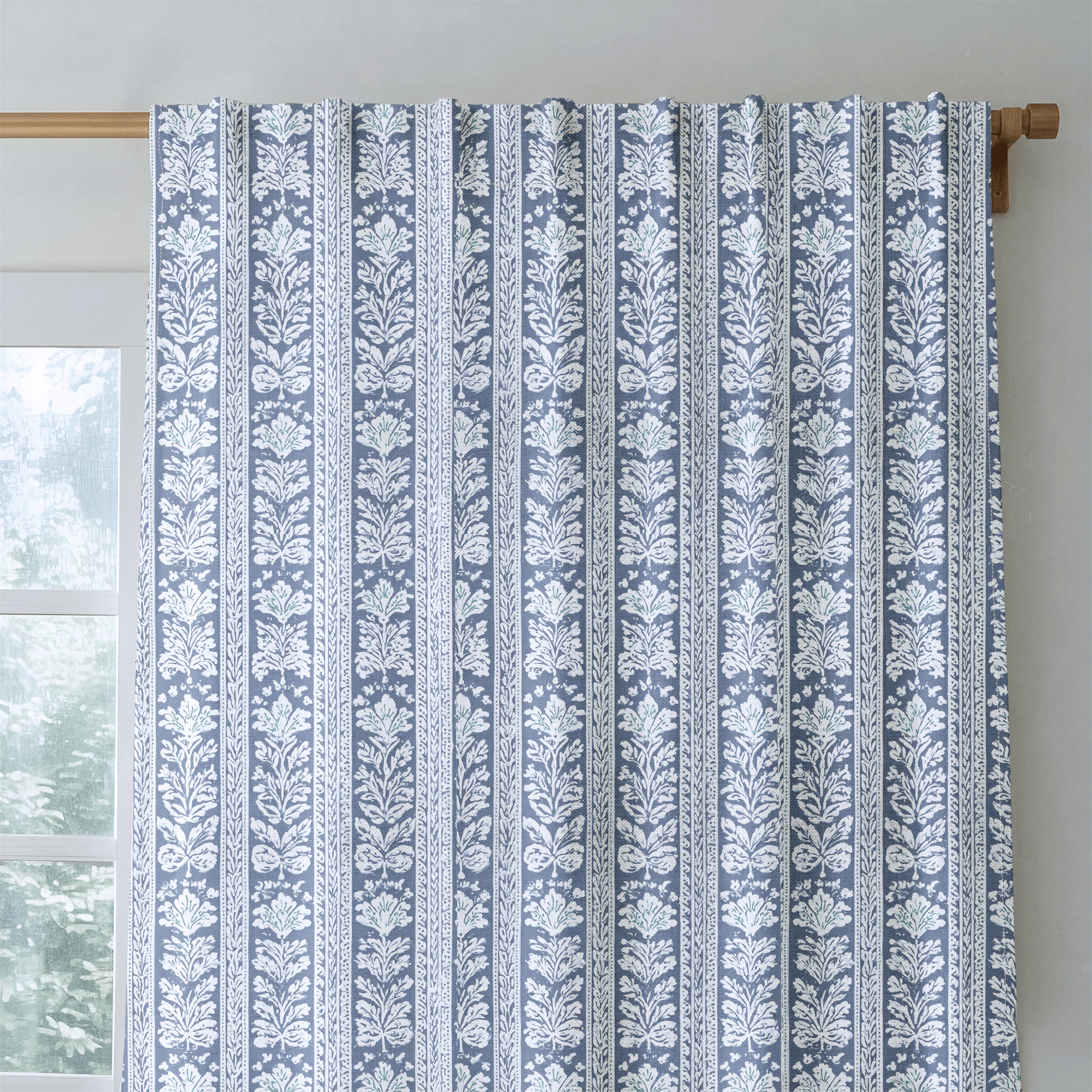 Blue Parlour Navy - Drapery - Lemon Park