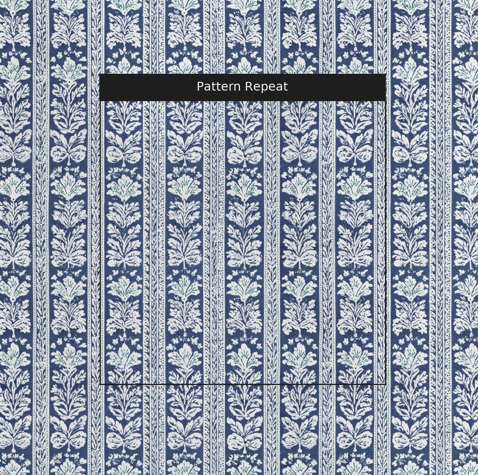 Blue Parlour Navy - Fabric - Lemon Park