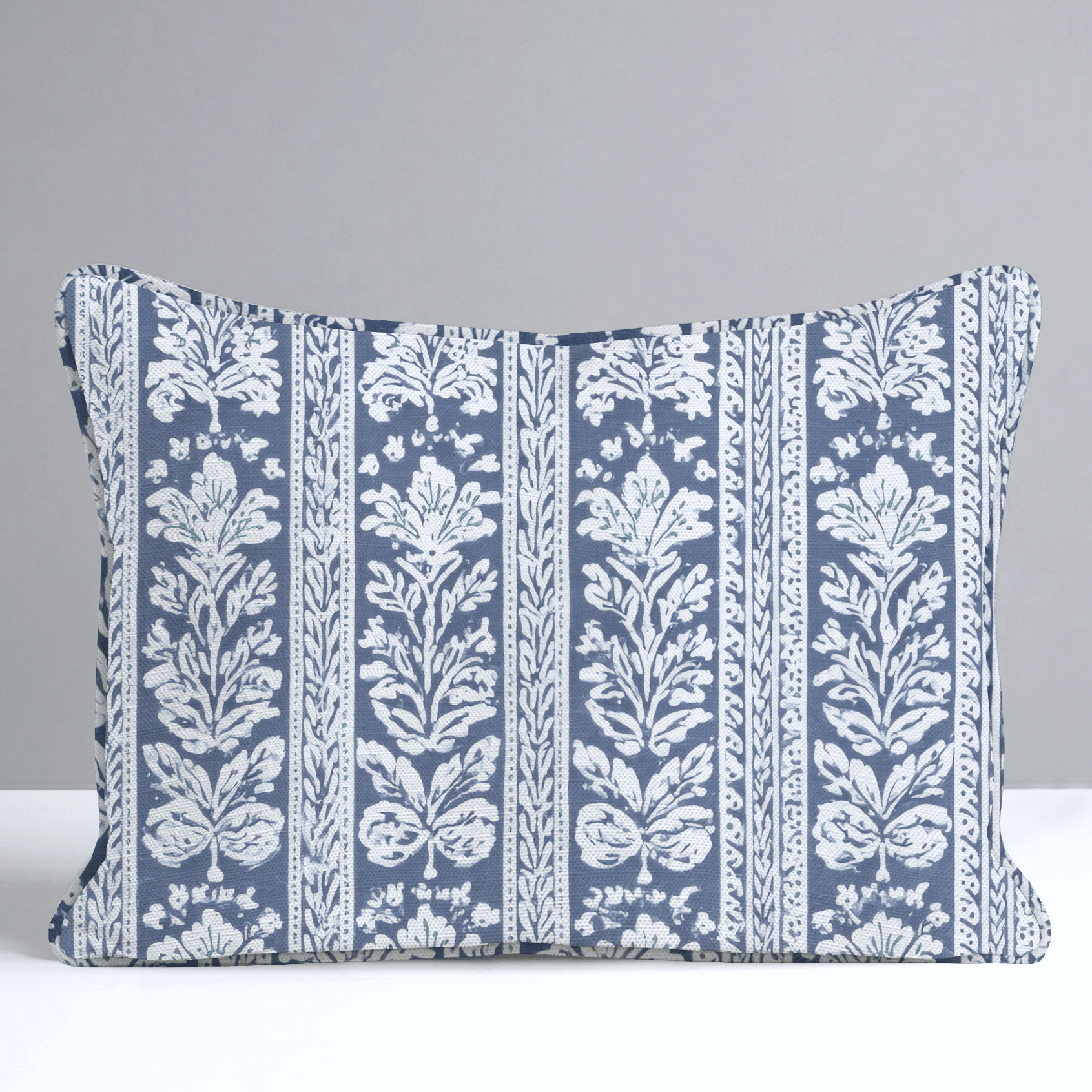 Blue Parlour Navy Throw Pillow - Lemon Park