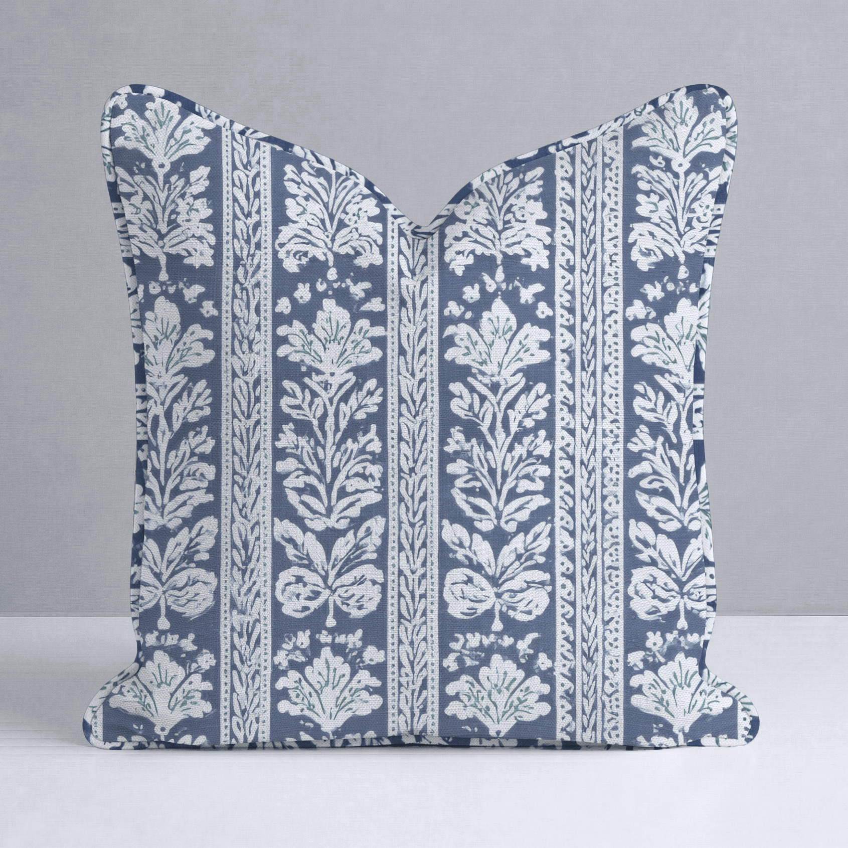 Blue Parlour Navy Throw Pillow - Lemon Park