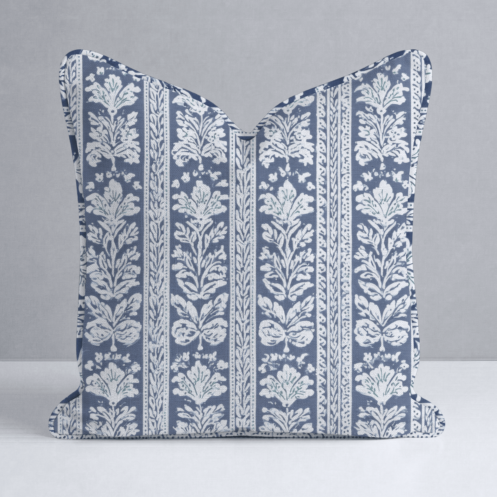 Blue Parlour Navy Throw Pillow - Lemon Park