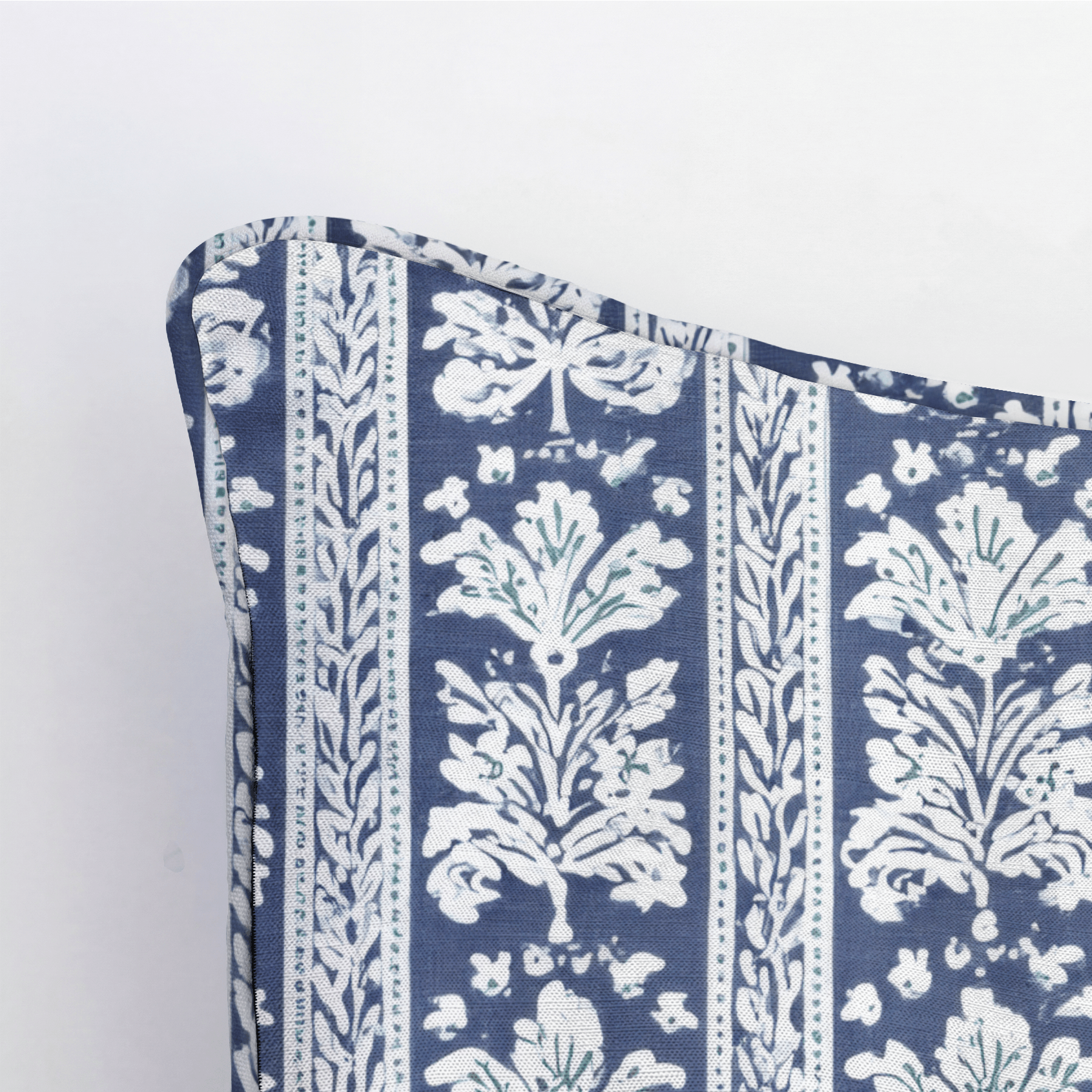 Blue Parlour Navy Throw Pillow - Lemon Park