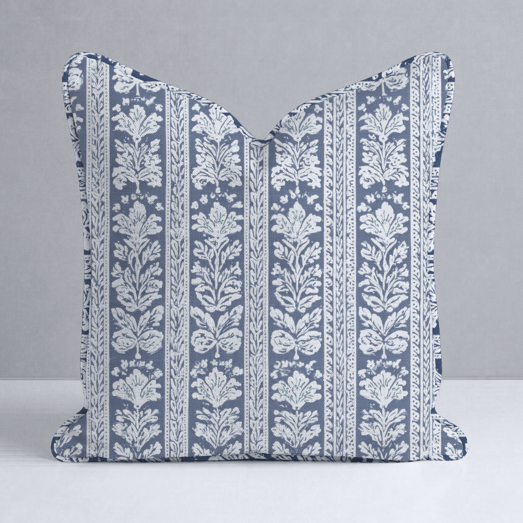 Blue Parlour Navy Throw Pillow - Lemon Park