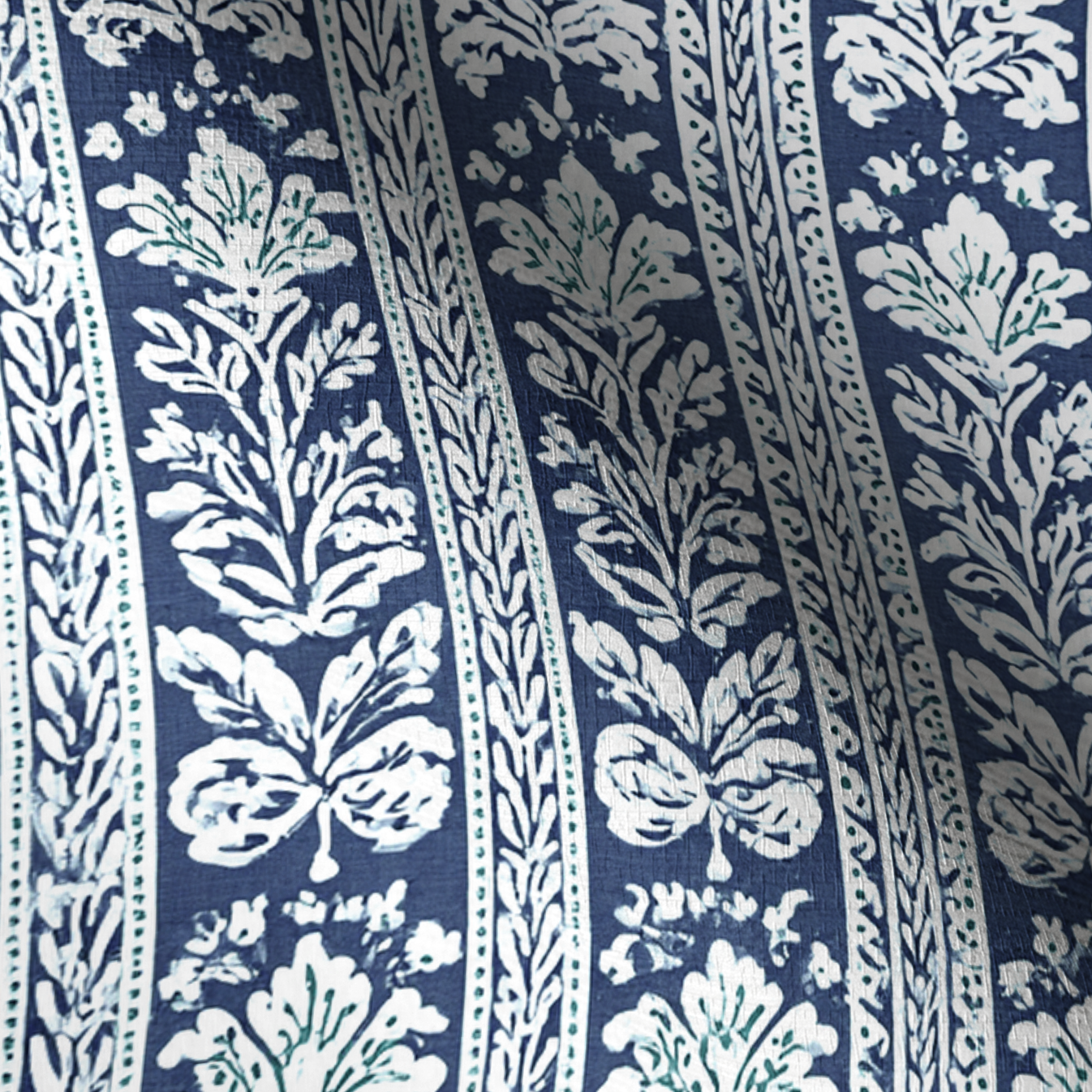 Blue Parlour Navy Faux Grasscloth Wallpaper