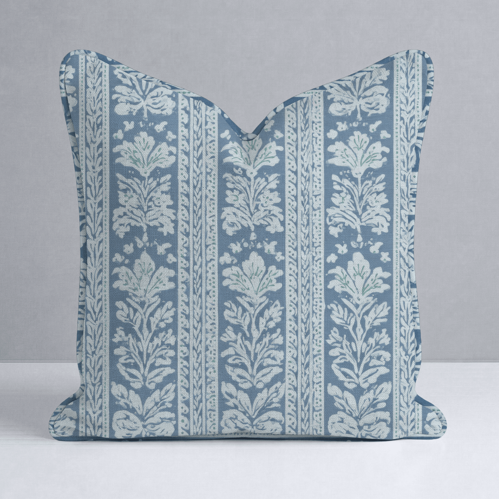 Blue Parlour Throw Pillow - Lemon Park
