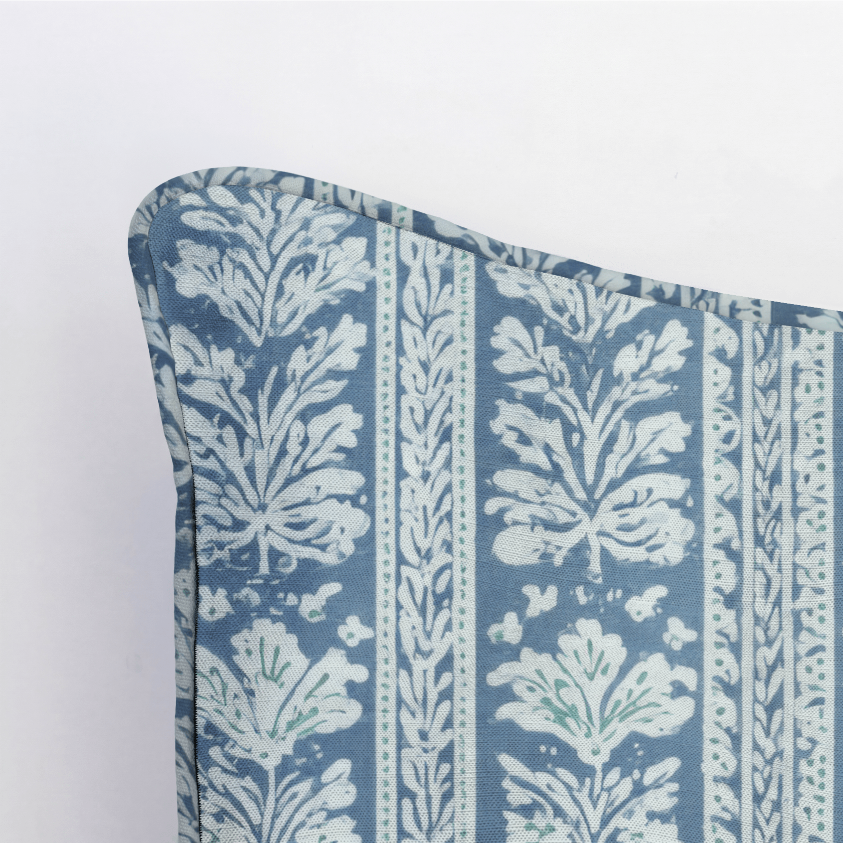 Blue Parlour Throw Pillow - Lemon Park