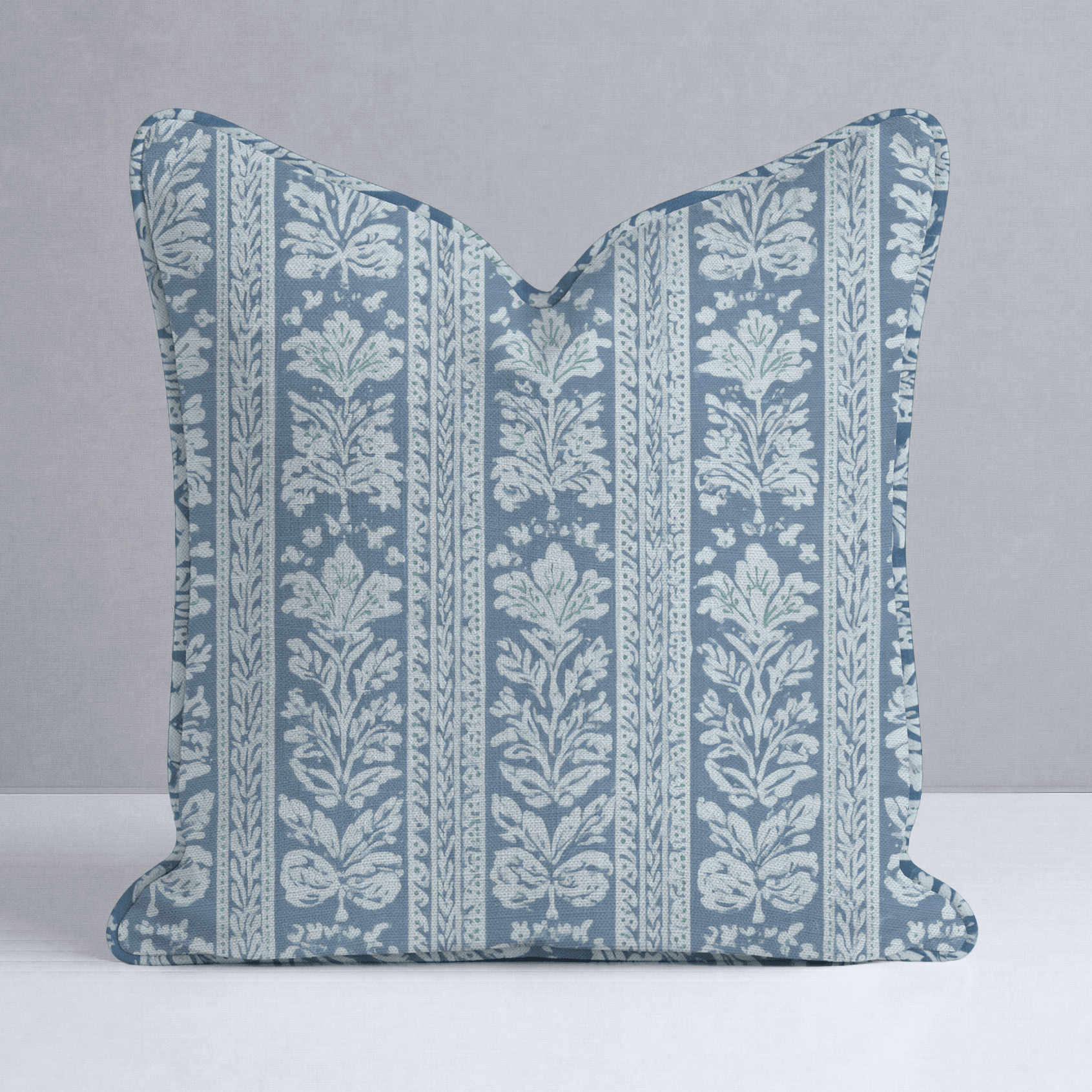 Blue Parlour Throw Pillow - Lemon Park