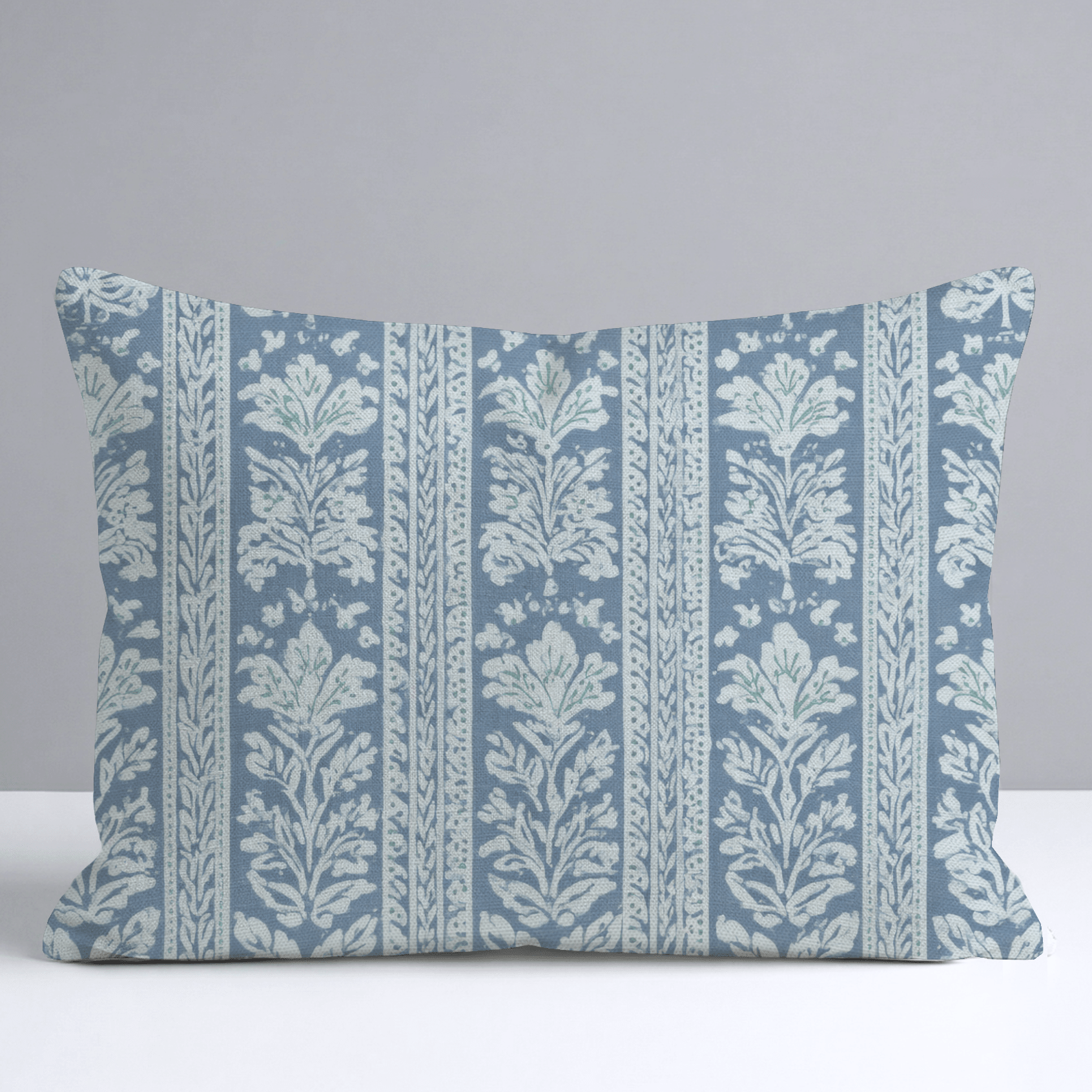 Blue Parlour Throw Pillow - Lemon Park
