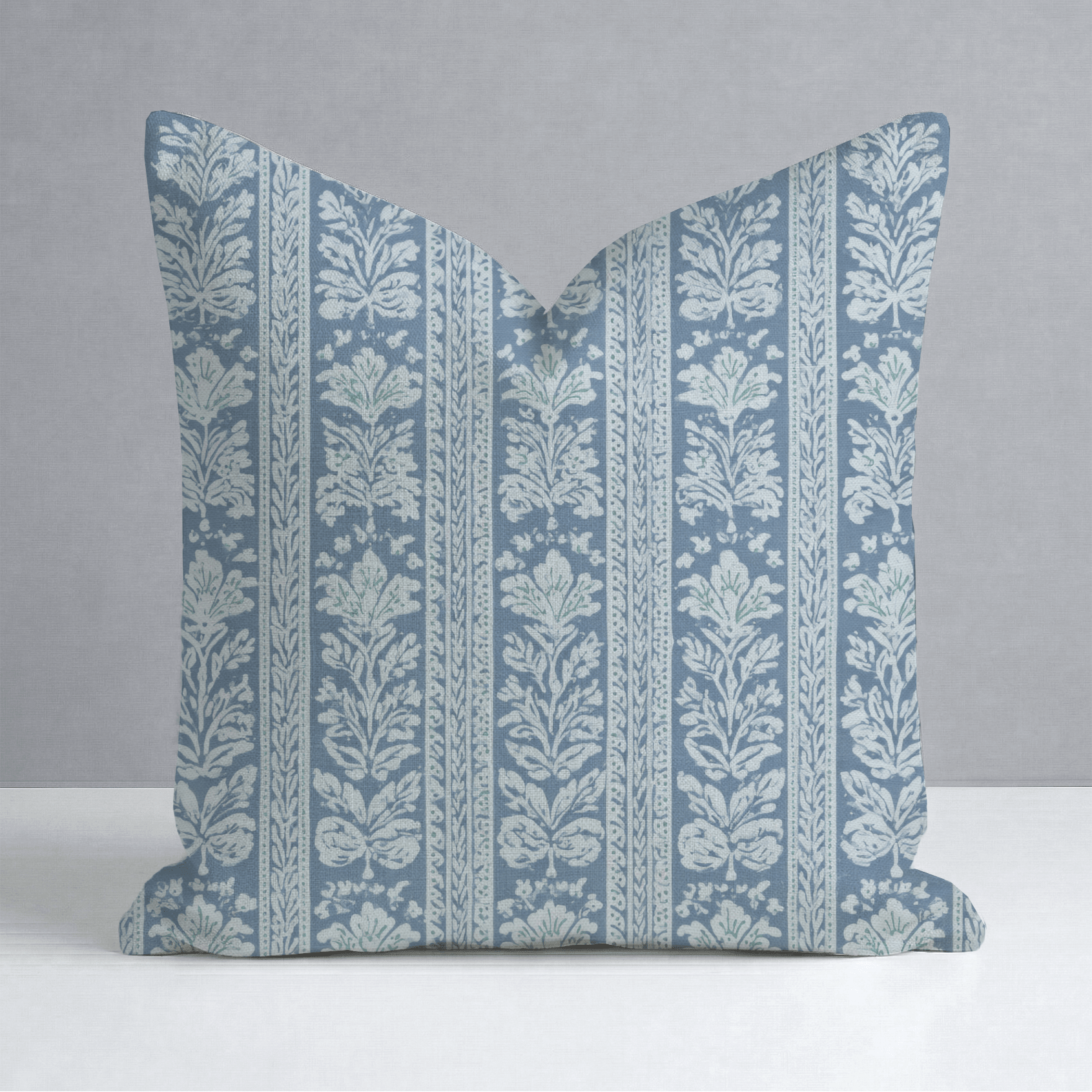 Blue Parlour Throw Pillow - Lemon Park