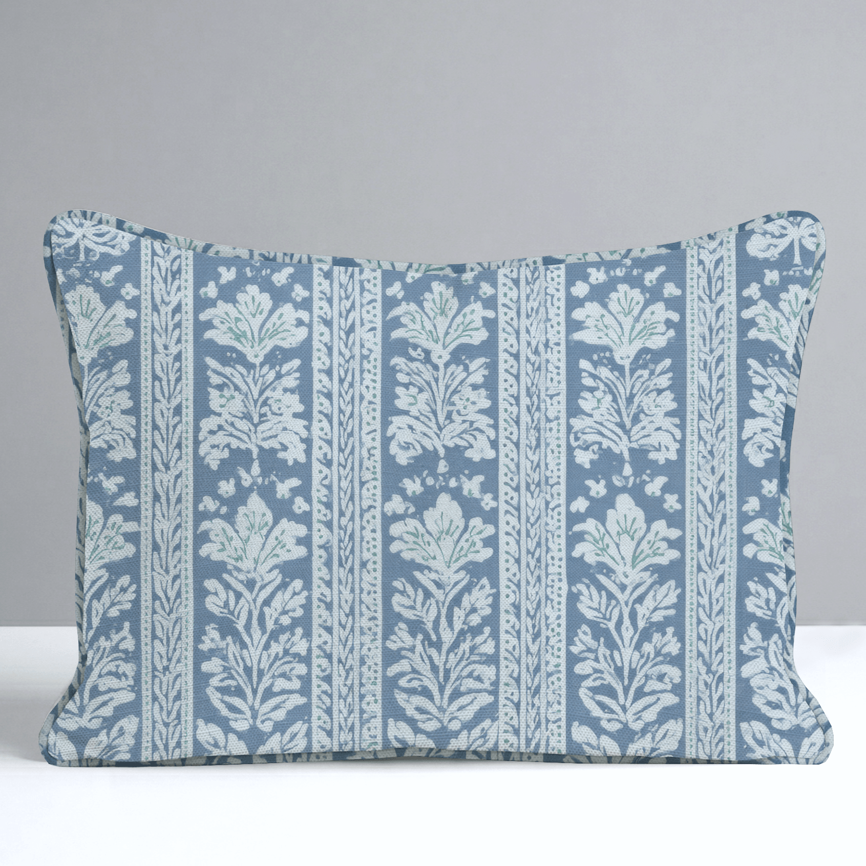 Blue Parlour Throw Pillow - Lemon Park