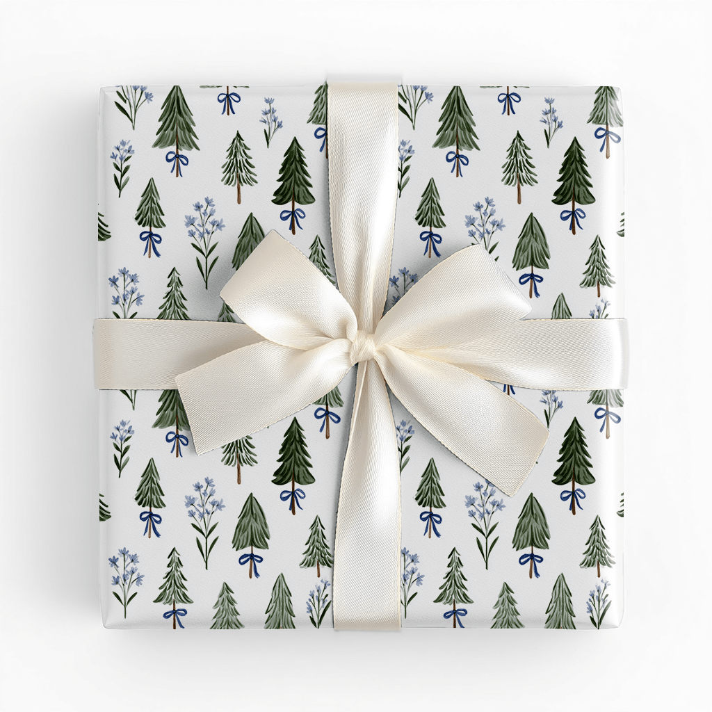 Blue Pine - Wrapping Paper - Lemon Park