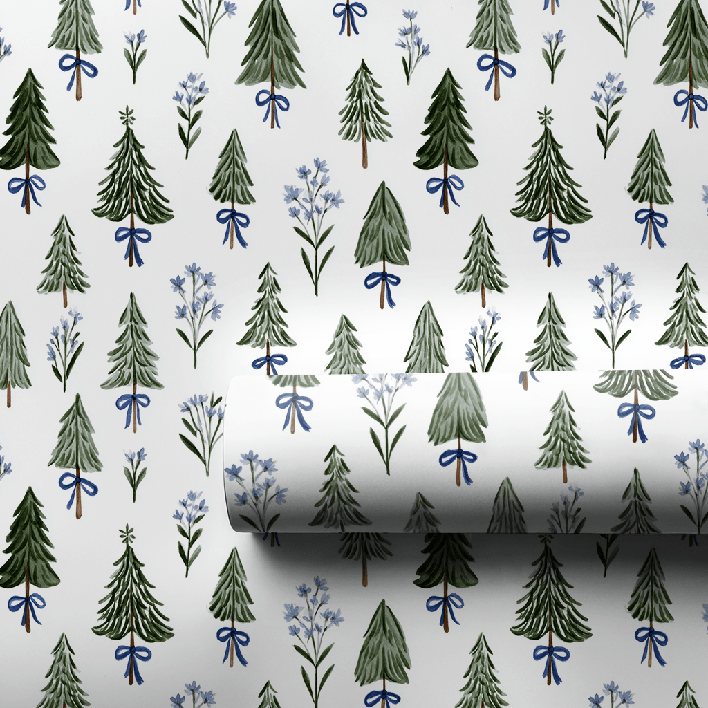 Blue Pine - Wrapping Paper - Lemon Park