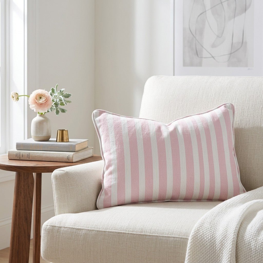 Blue & Pink Spencer Throw Pillow - Lemon Park
