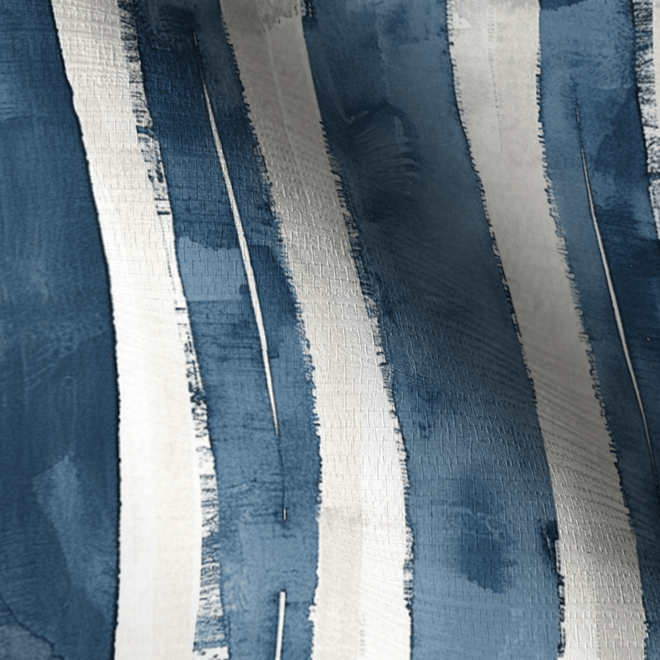 Blue Rhapsody Faux Grasscloth Wallpaper - Lemon Park
