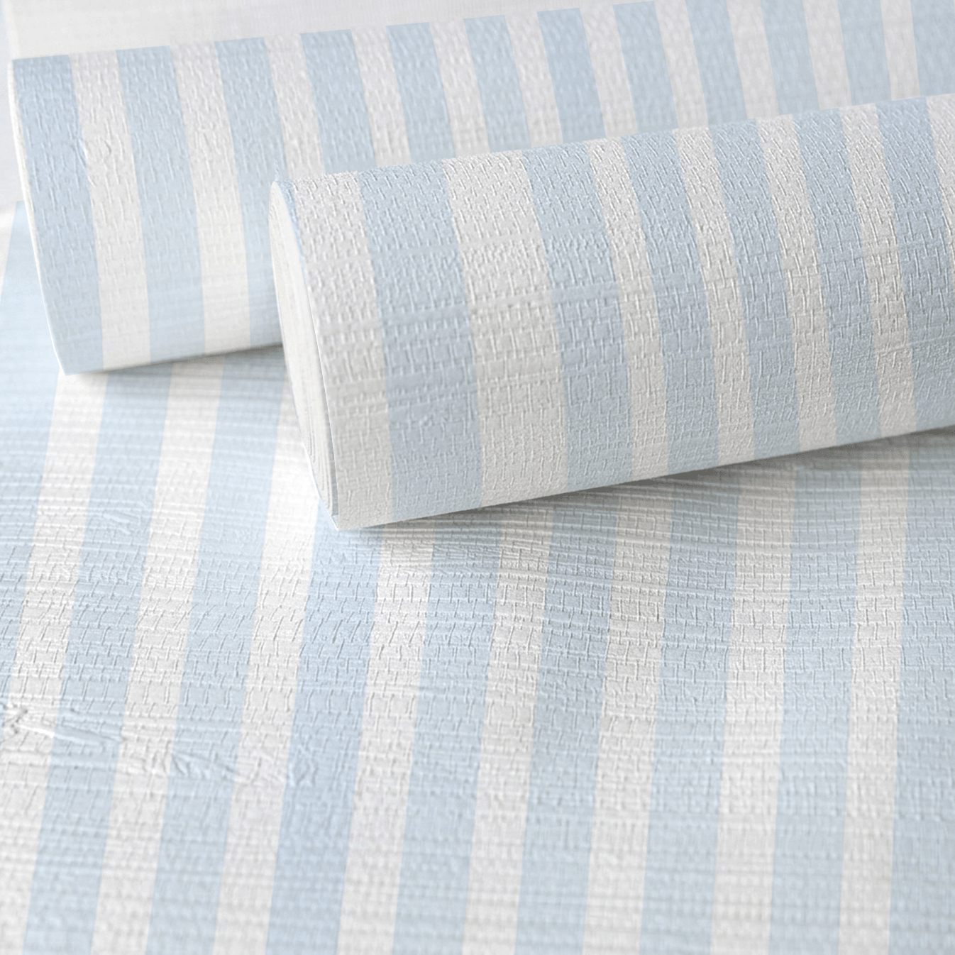 Blue Spencer Faux Grasscloth Wallpaper - Lemon Park