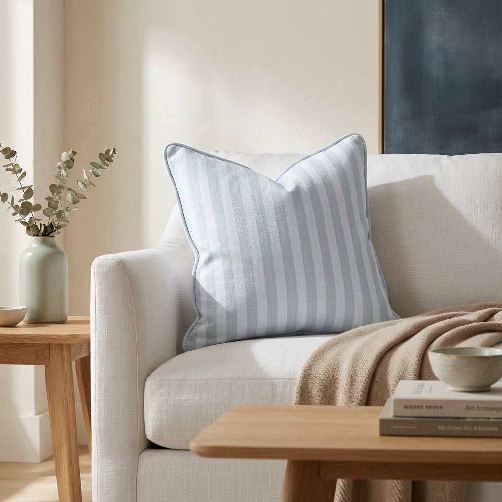Blue Spencer Throw Pillow - Lemon Park