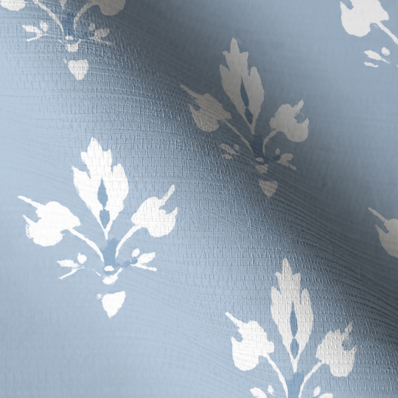 Bluebell Crest Faux Grasscloth Wallpaper