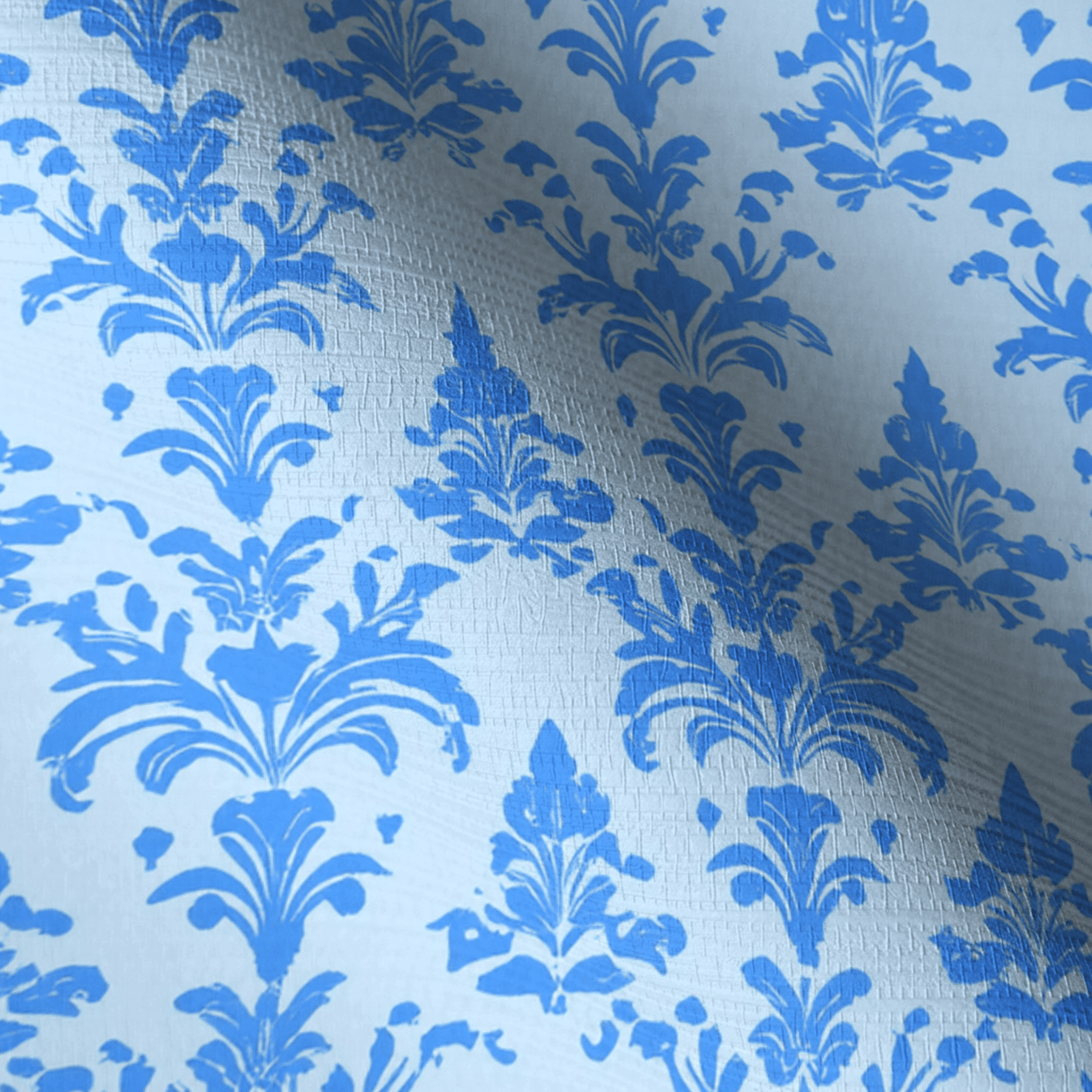 Bluebell Faux Grasscloth Wallpaper - Lemon Park