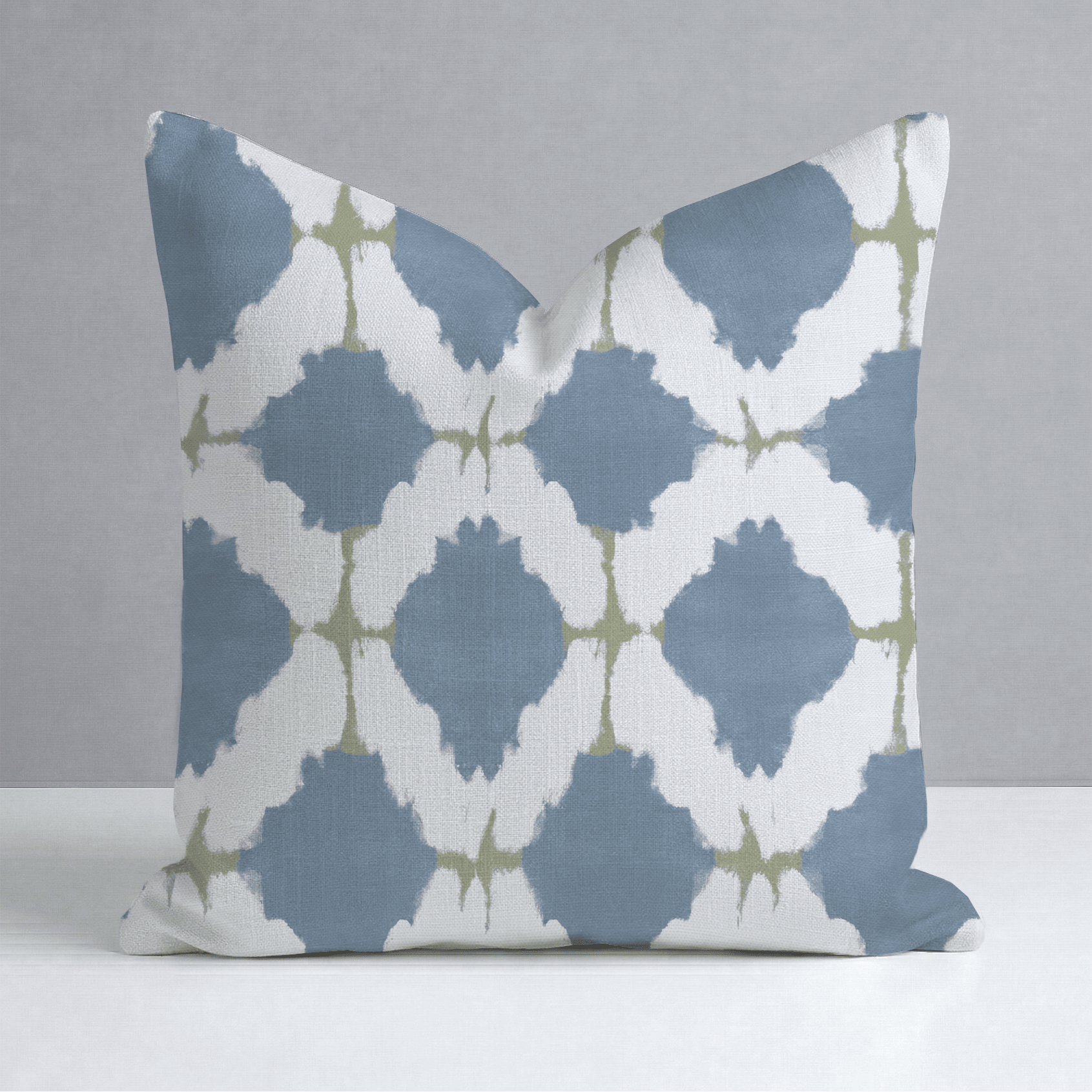 Bluebell Trellis Throw Pillow - Lemon Park