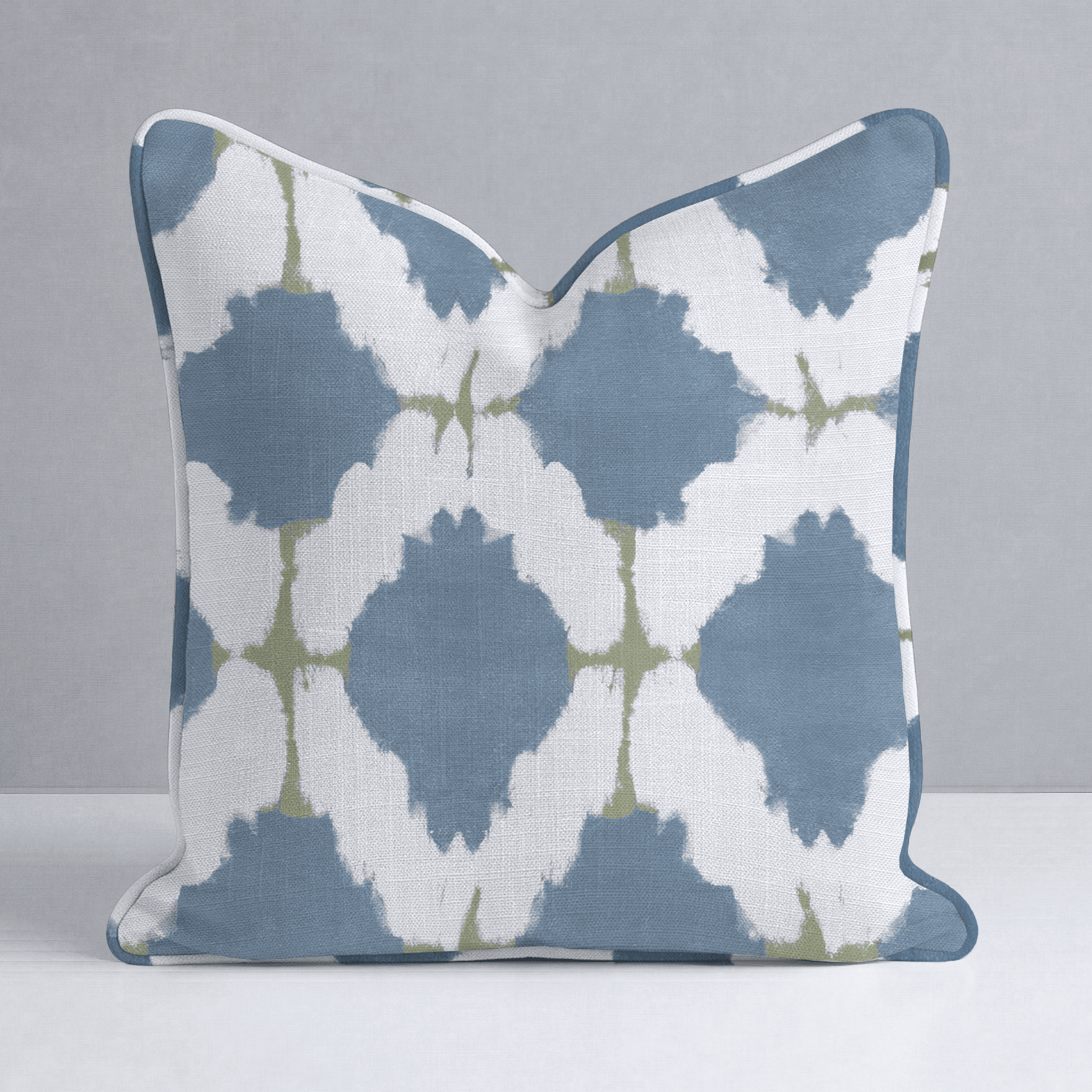 Bluebell Trellis Throw Pillow - Lemon Park