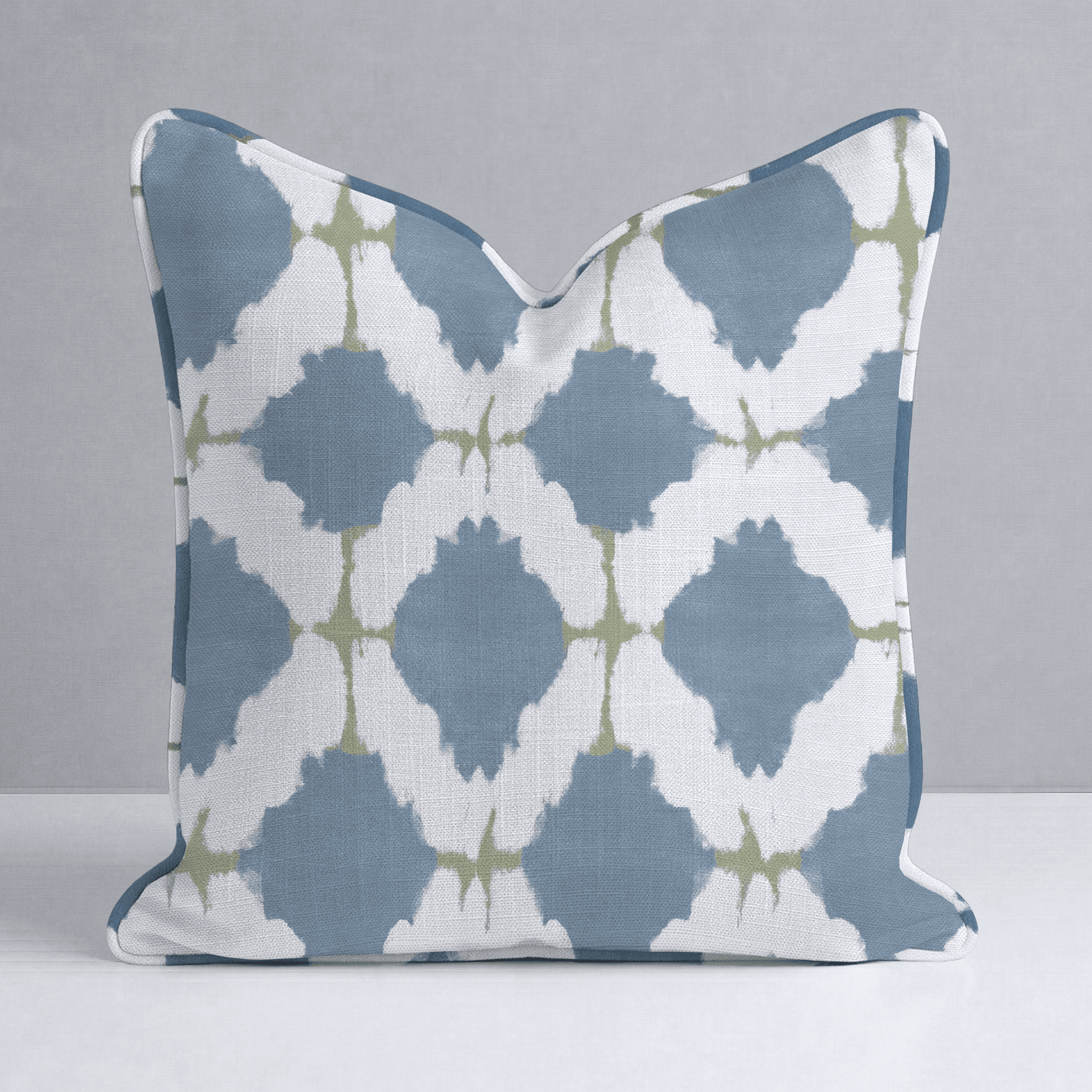 Bluebell Trellis Throw Pillow - Lemon Park