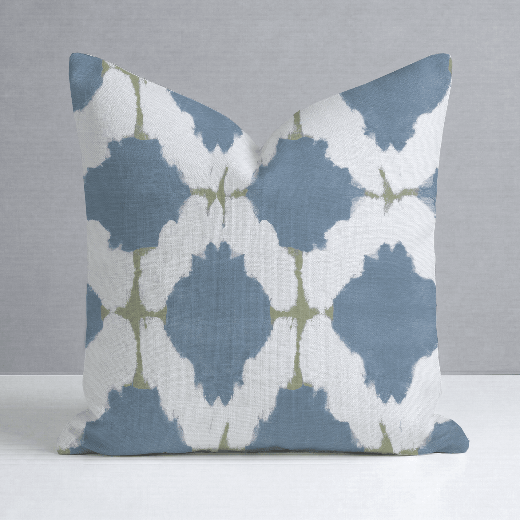 Bluebell Trellis Throw Pillow - Lemon Park
