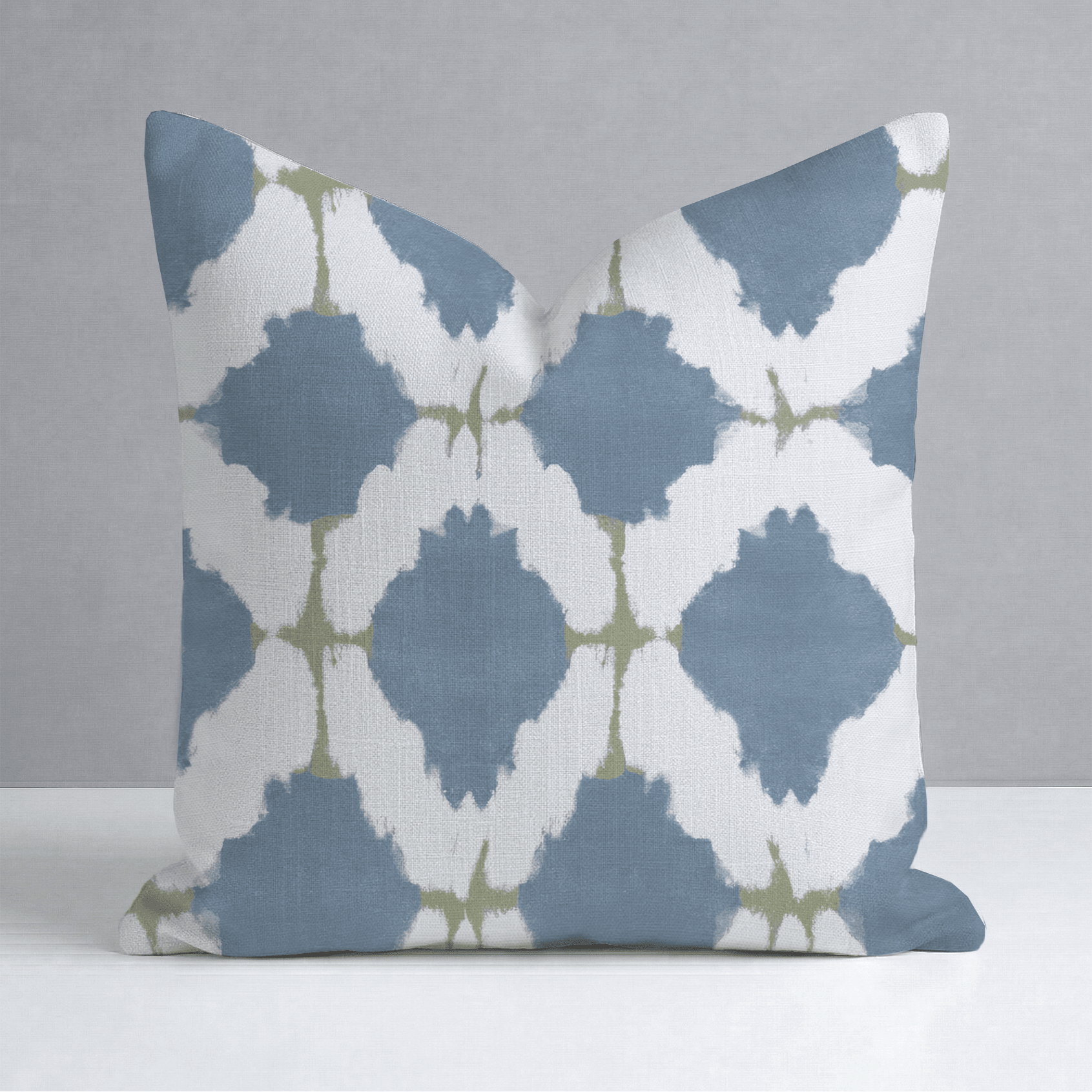 Bluebell Trellis Throw Pillow - Lemon Park