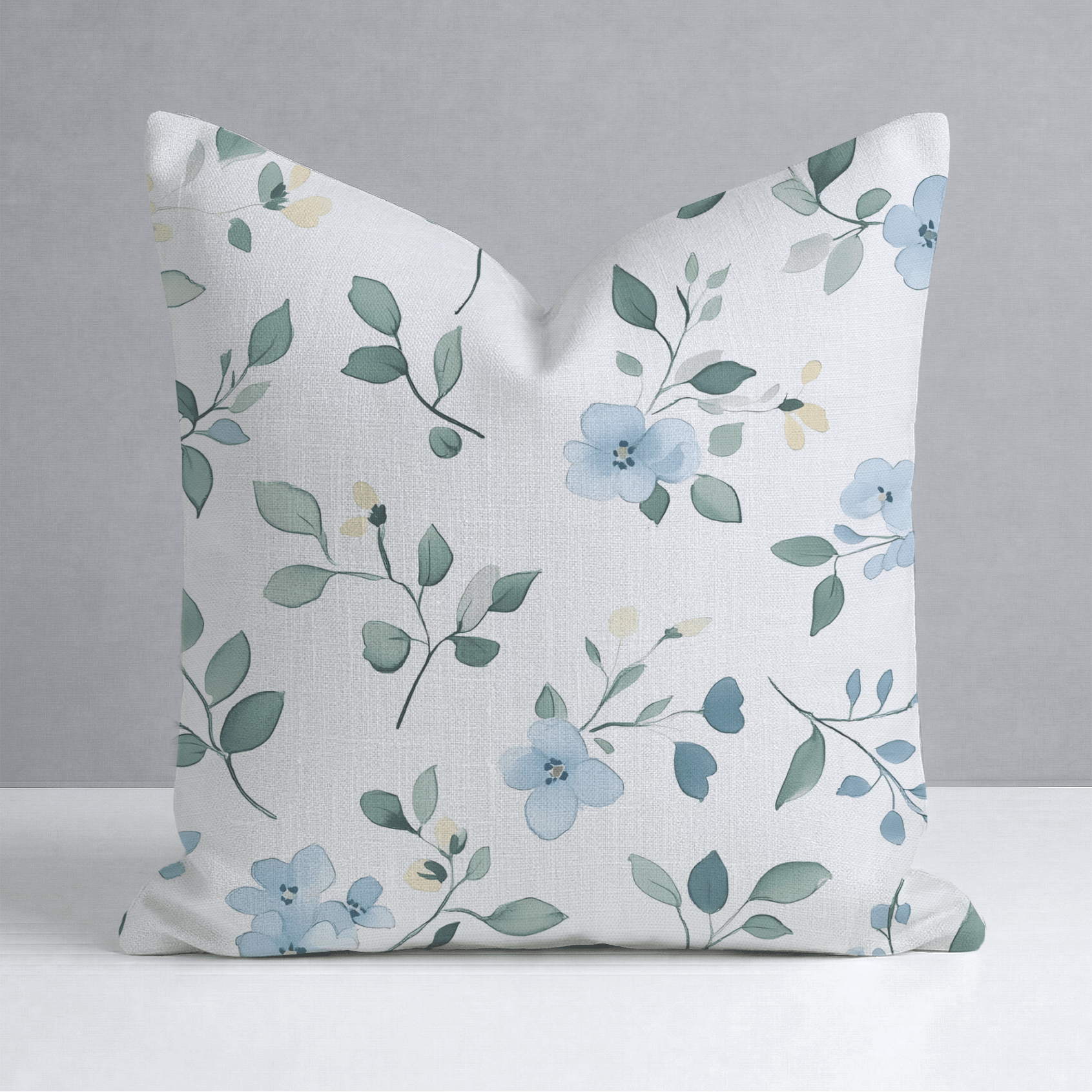 Bluebell Whimsy Throw Pillow - Lemon Park