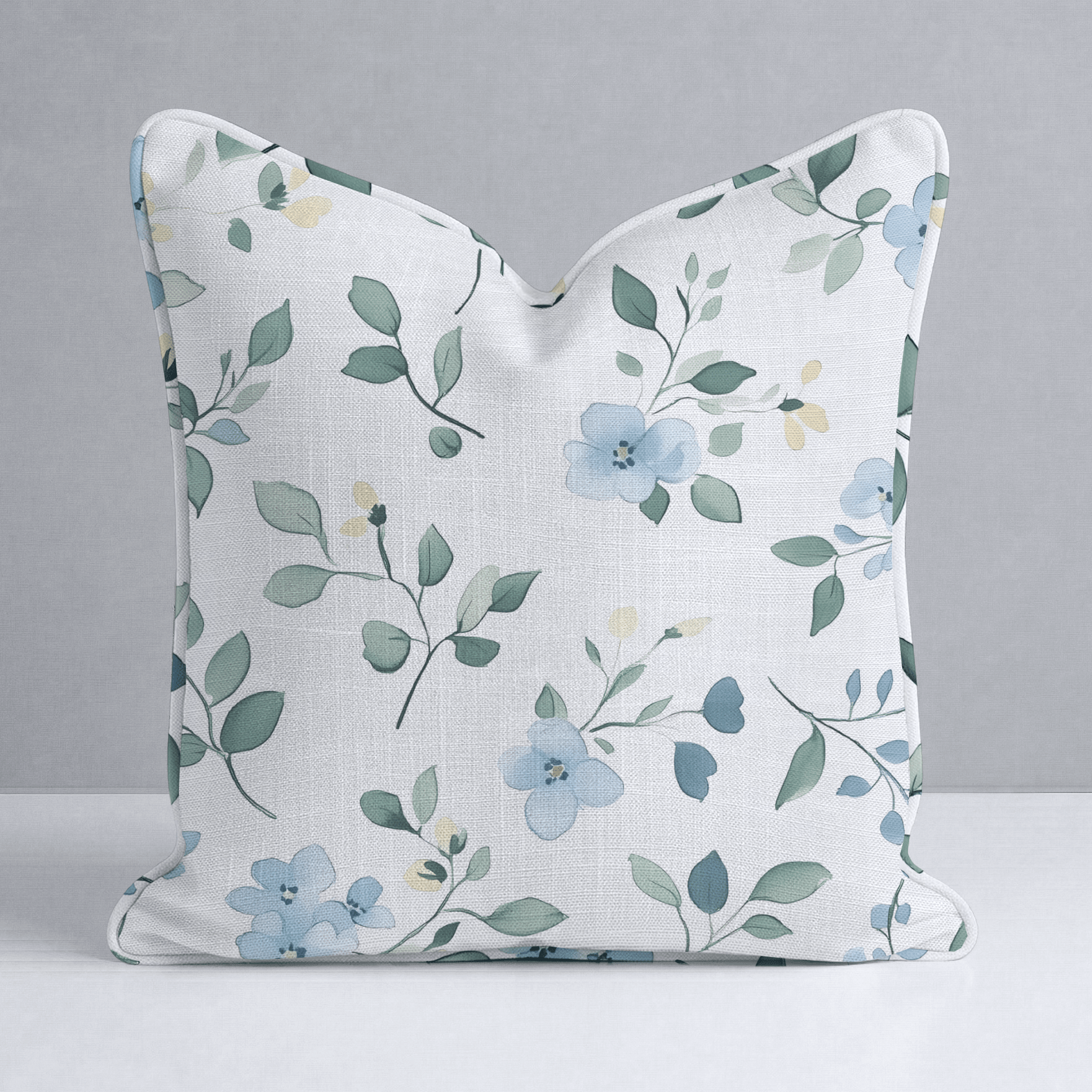 Bluebell Whimsy Throw Pillow - Lemon Park