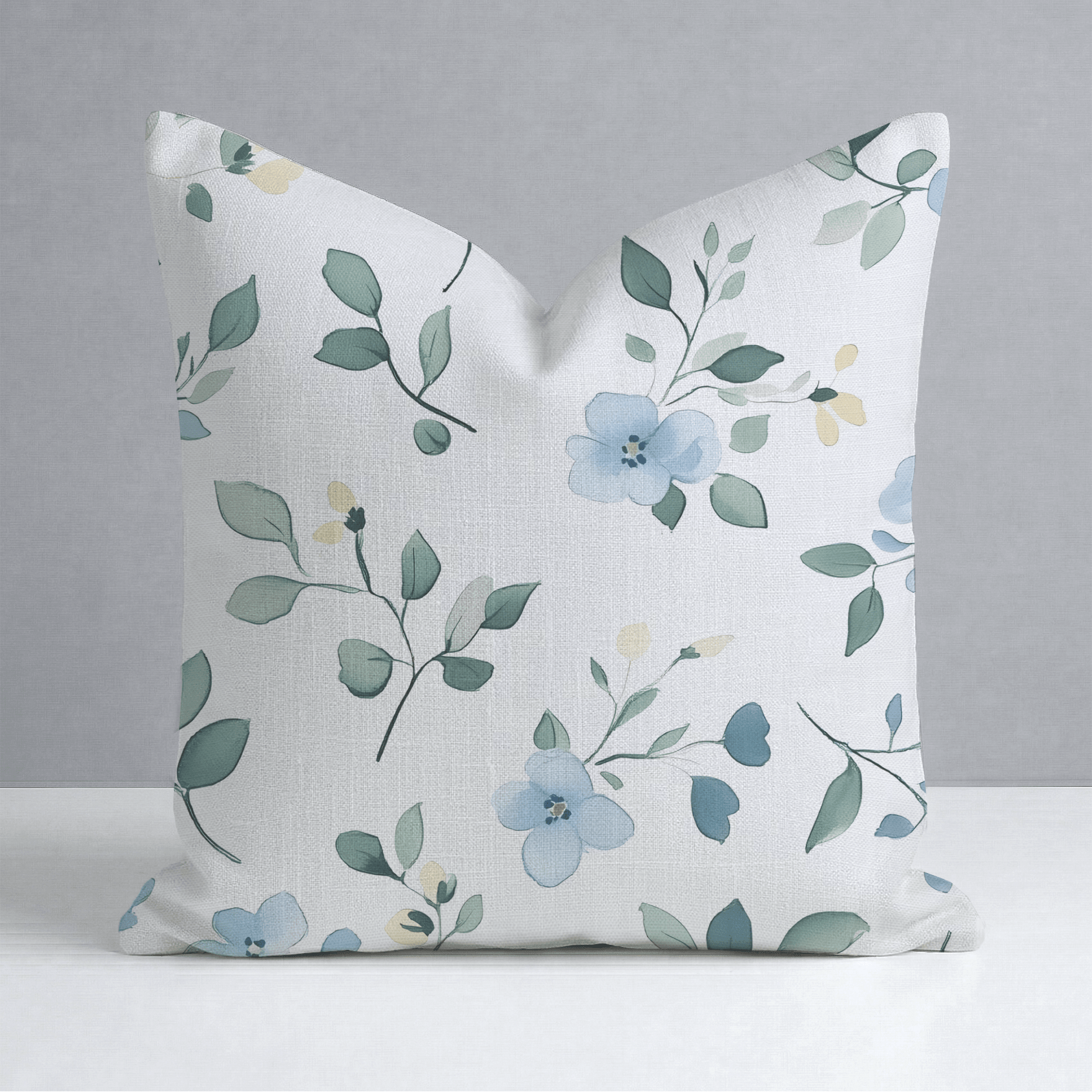 Bluebell Whimsy Throw Pillow - Lemon Park