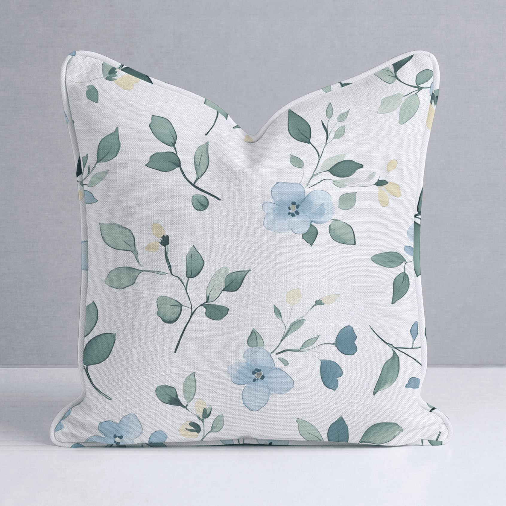 Bluebell Whimsy Throw Pillow - Lemon Park