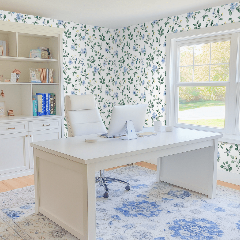 Bluebell Whimsy Wallpaper - Lemon Park