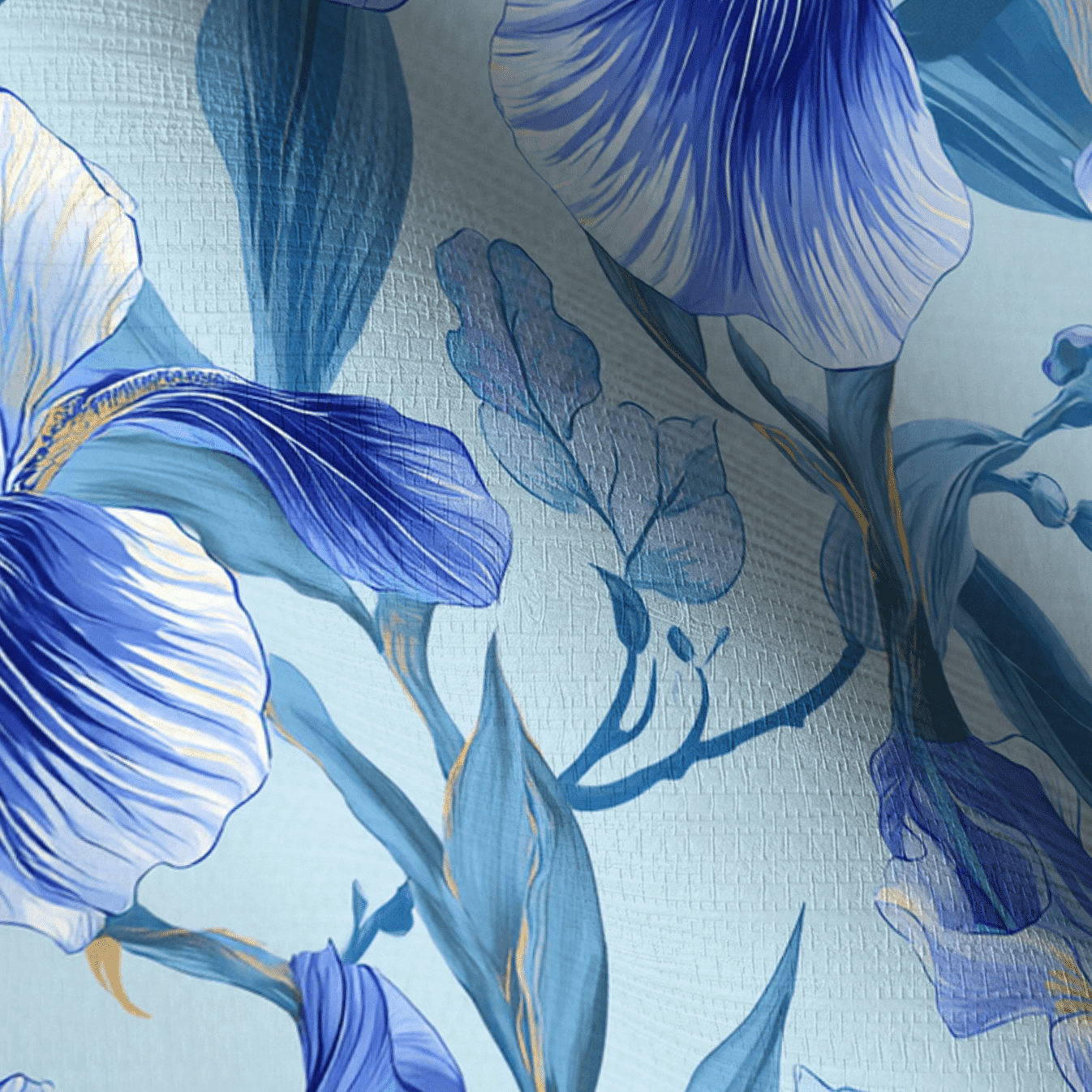 Blueberry Dream Faux Grasscloth Wallpaper - Lemon Park