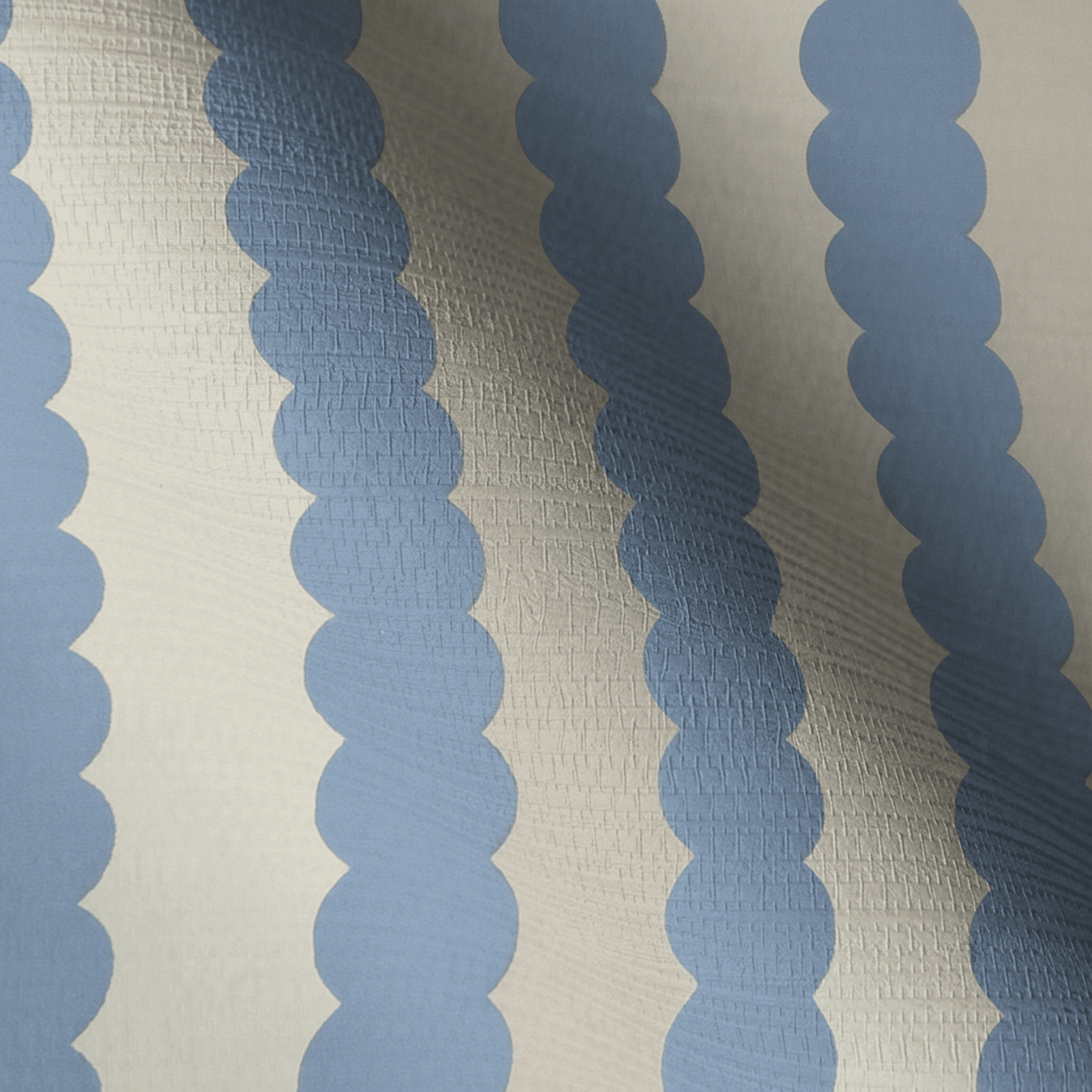 Blueberry Stripes Faux Grasscloth Wallpaper - Lemon Park