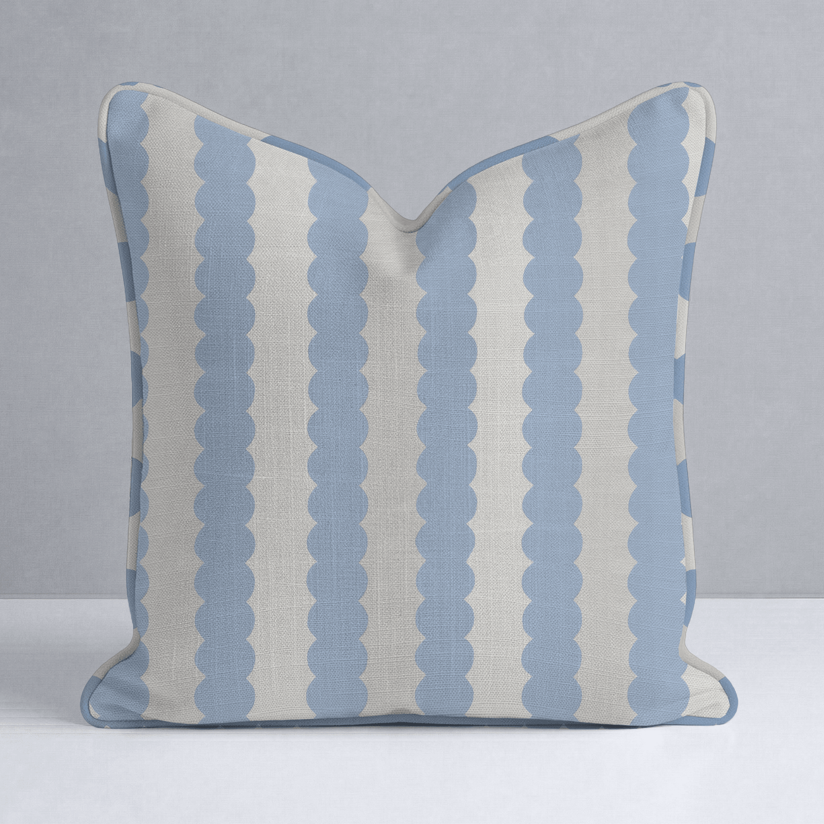 Blueberry Stripes Throw Pillow - Lemon Park