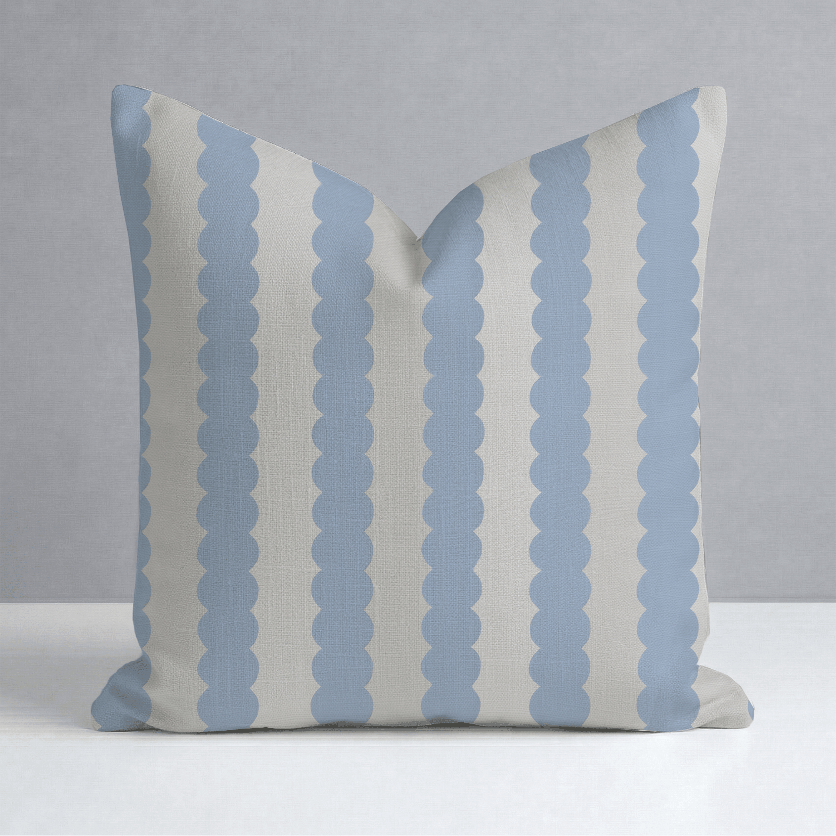 Blueberry Stripes Throw Pillow - Lemon Park