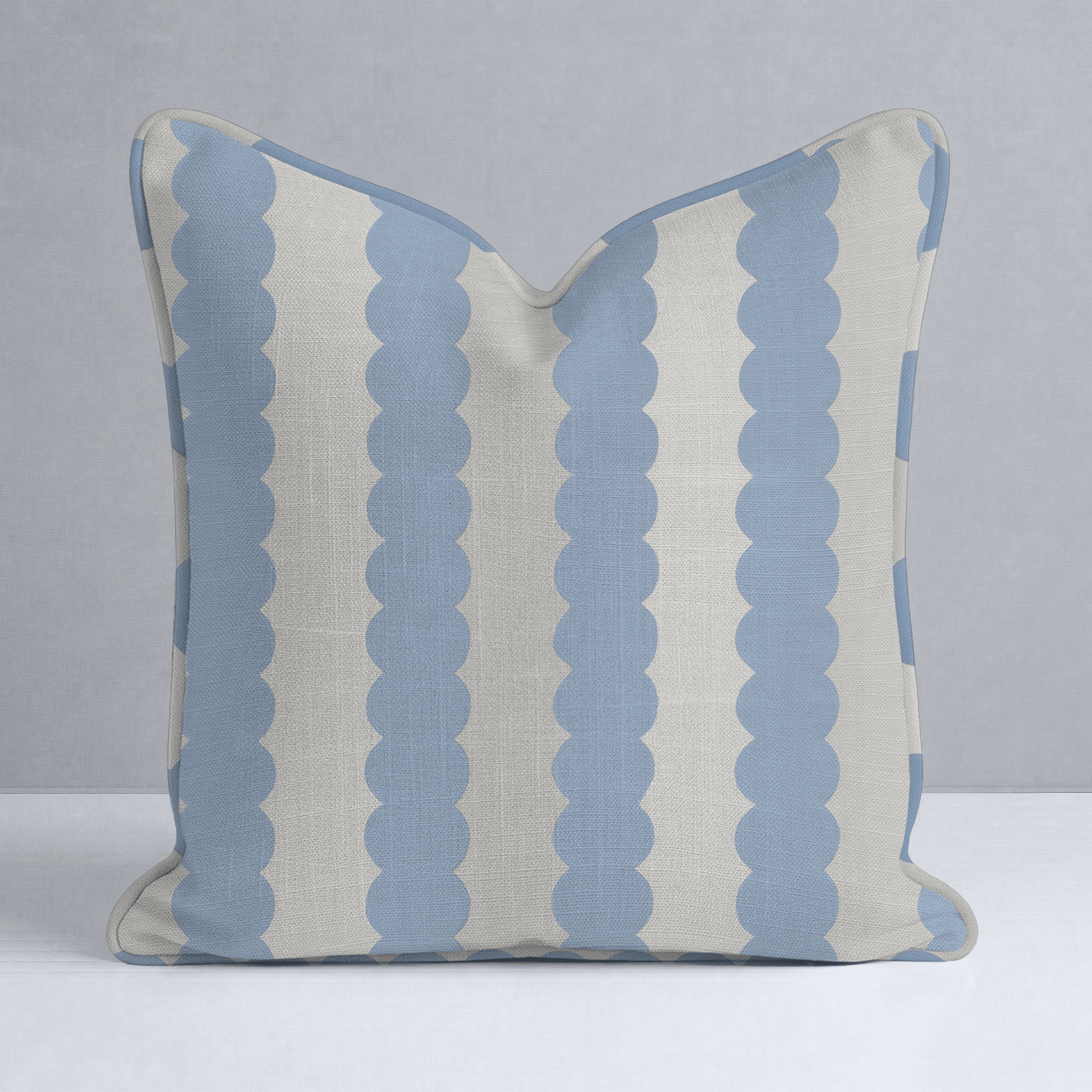 Blueberry Stripes Throw Pillow - Lemon Park