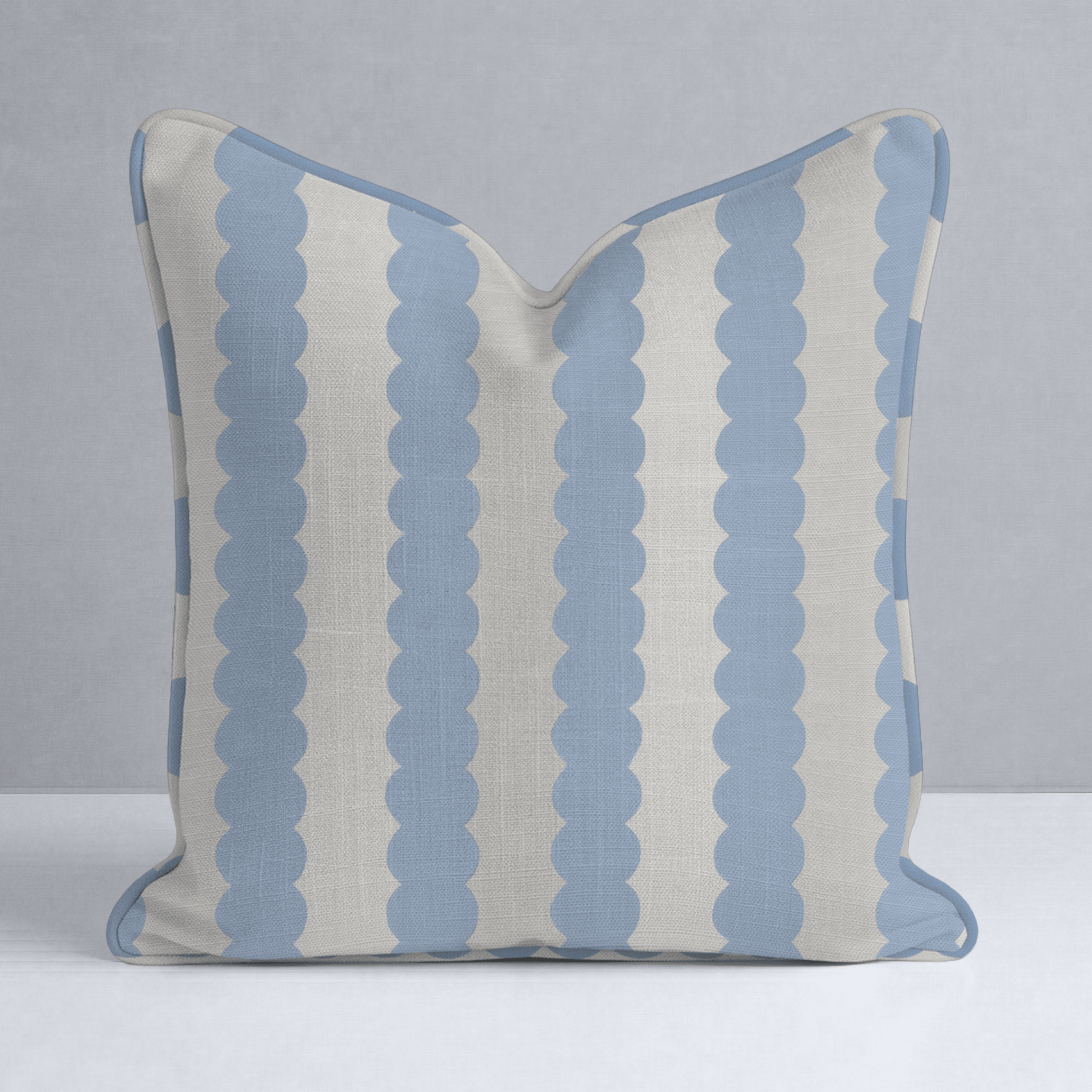 Blueberry Stripes Throw Pillow - Lemon Park