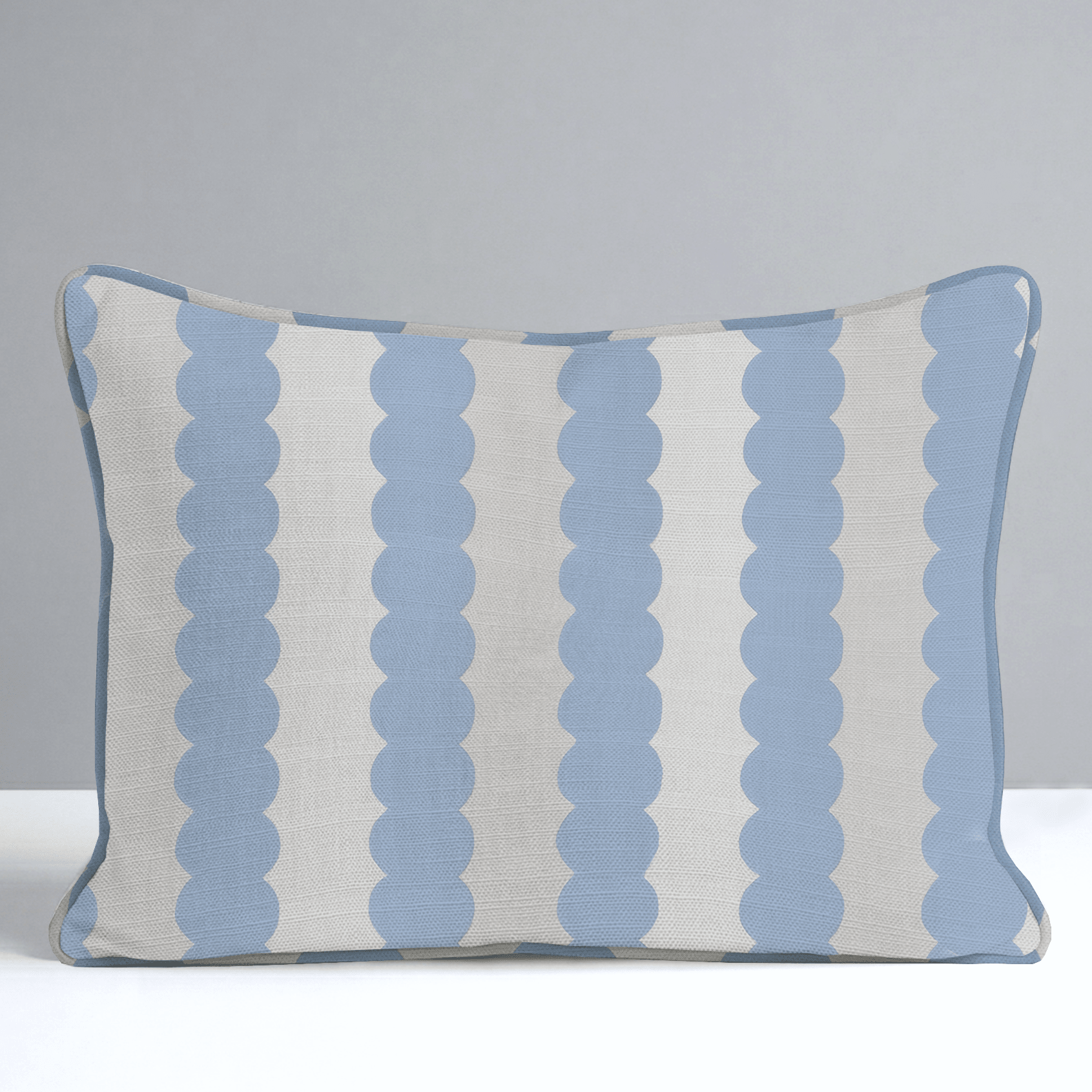 Blueberry Stripes Throw Pillow - Lemon Park