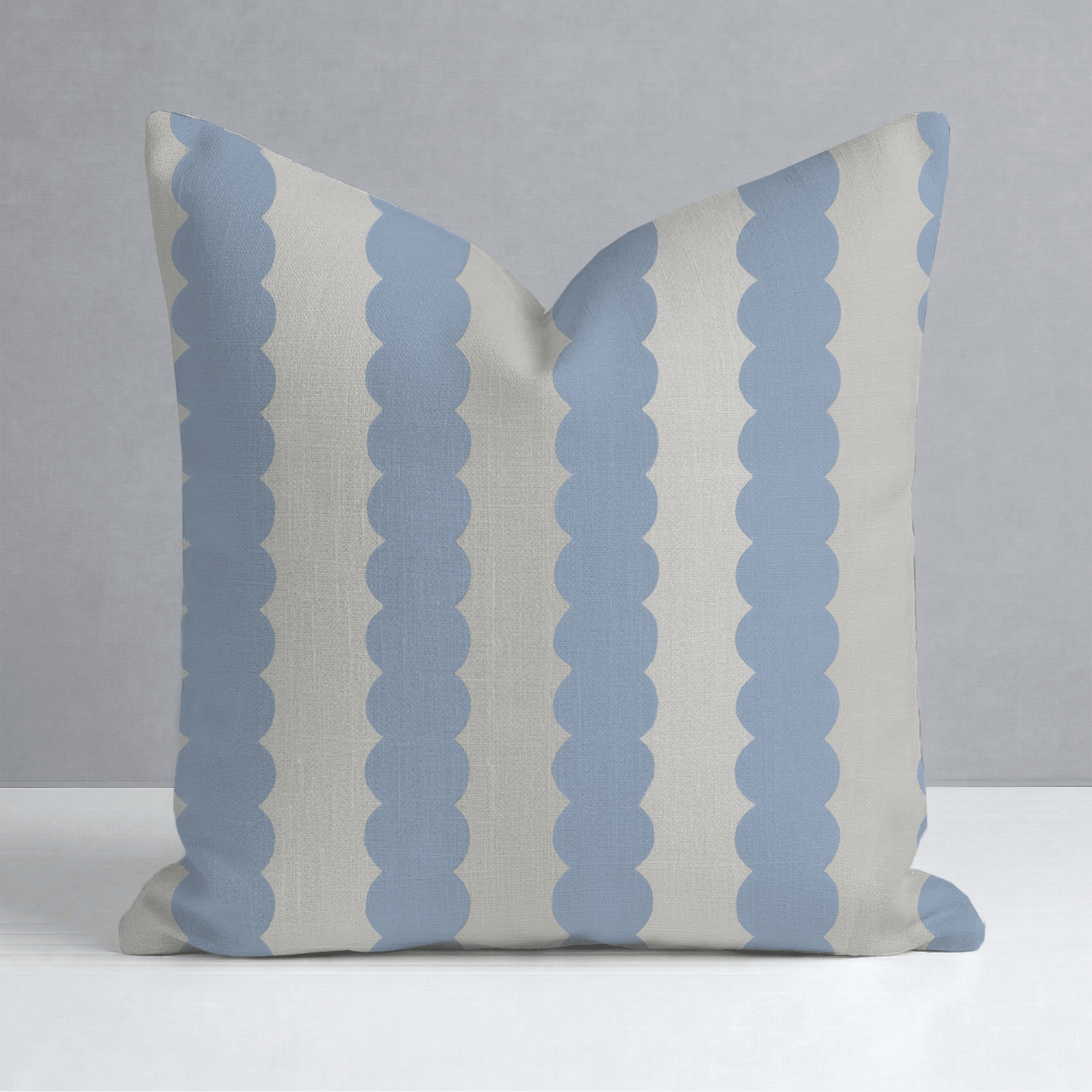 Blueberry Stripes Throw Pillow - Lemon Park