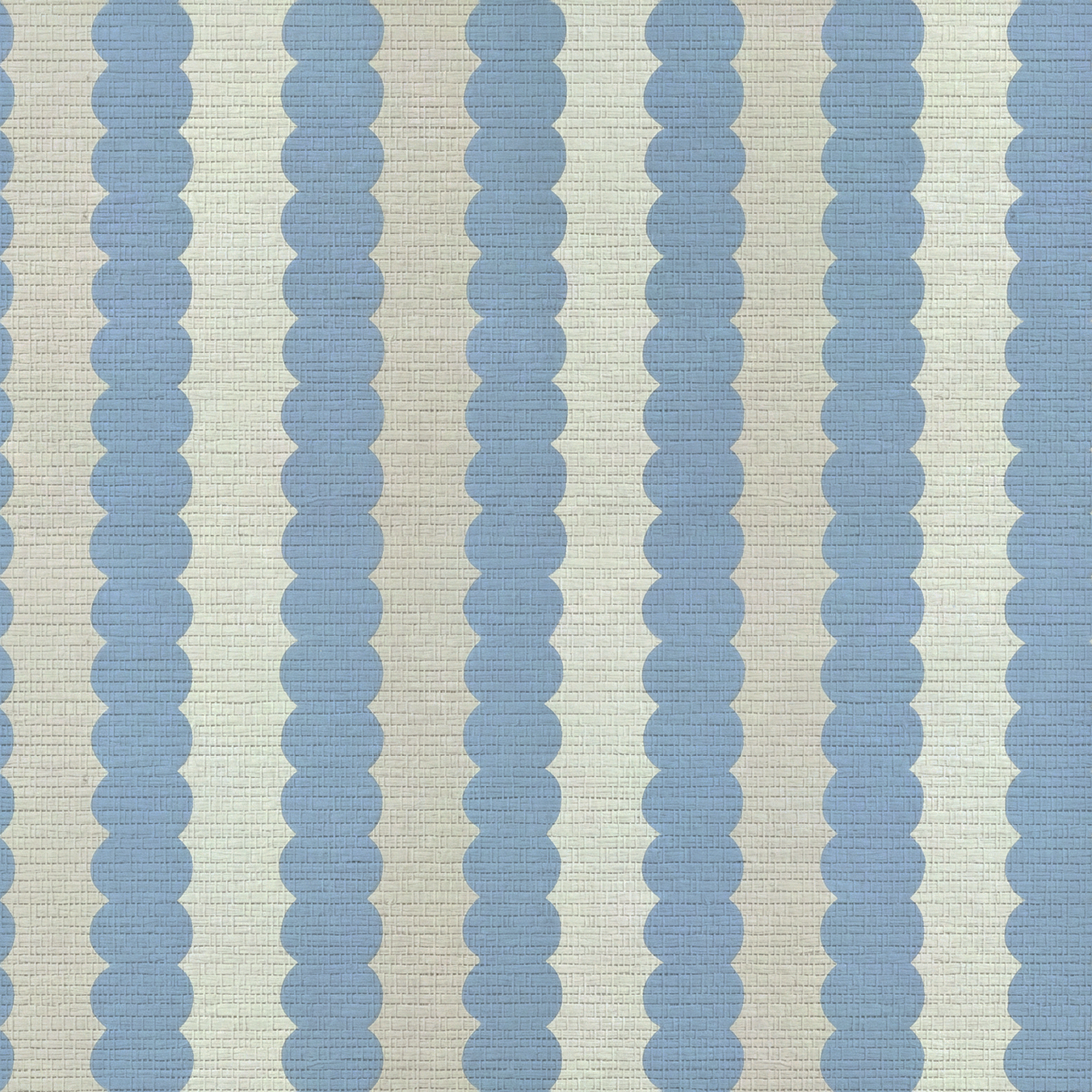 Blueberry Stripes Faux Grasscloth Wallpaper