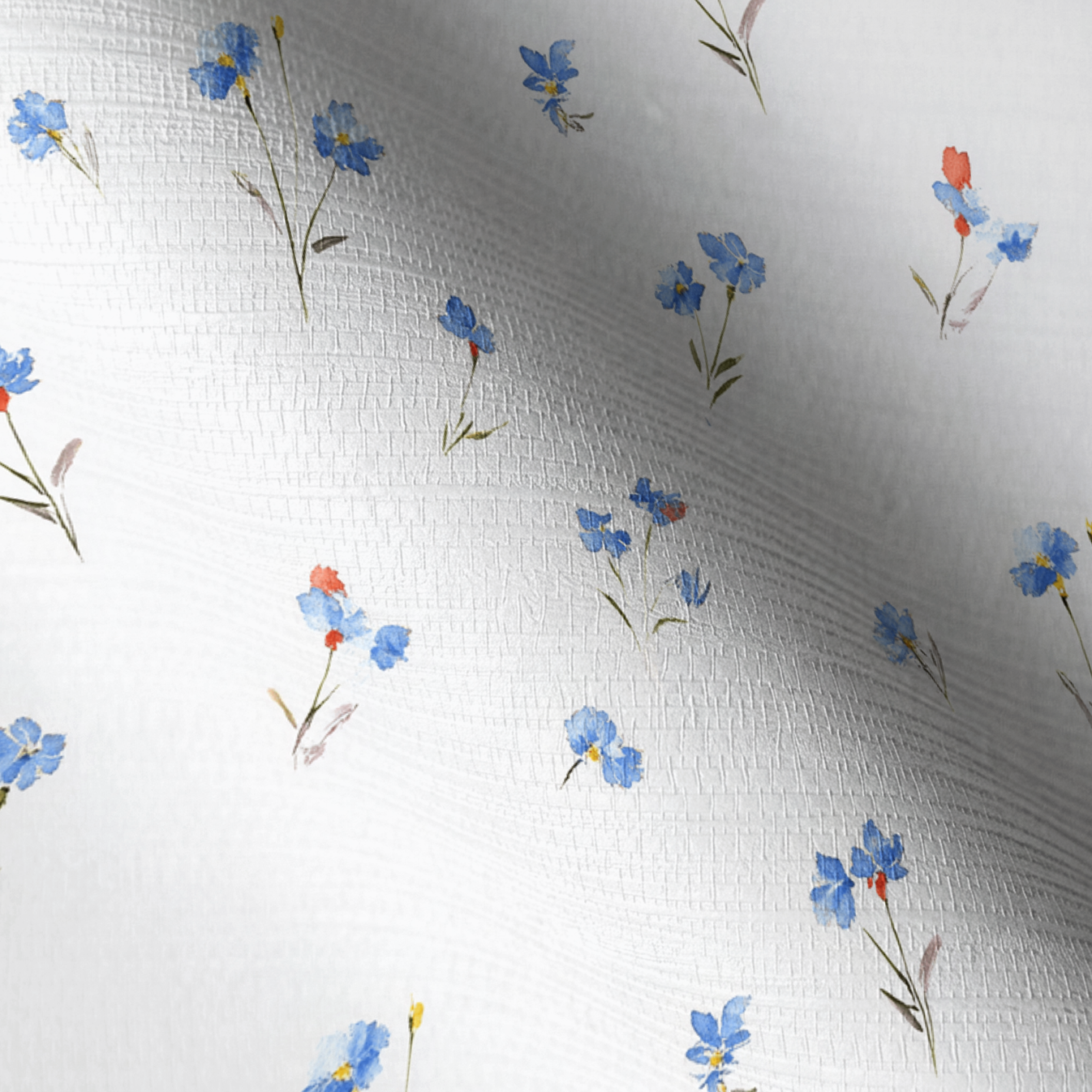 Bluebird Faux Grasscloth Wallpaper