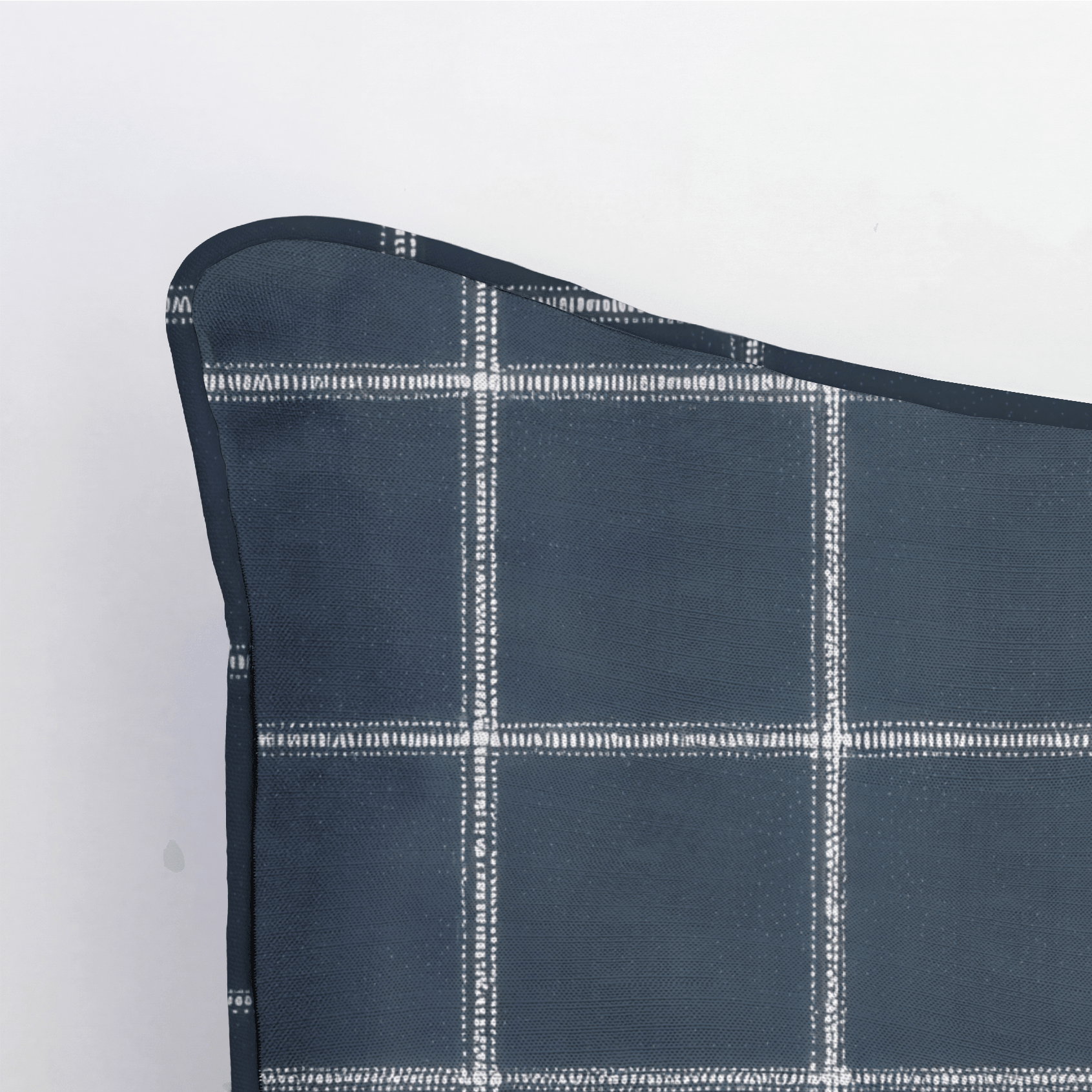 Blueford Check Throw Pillow - Lemon Park