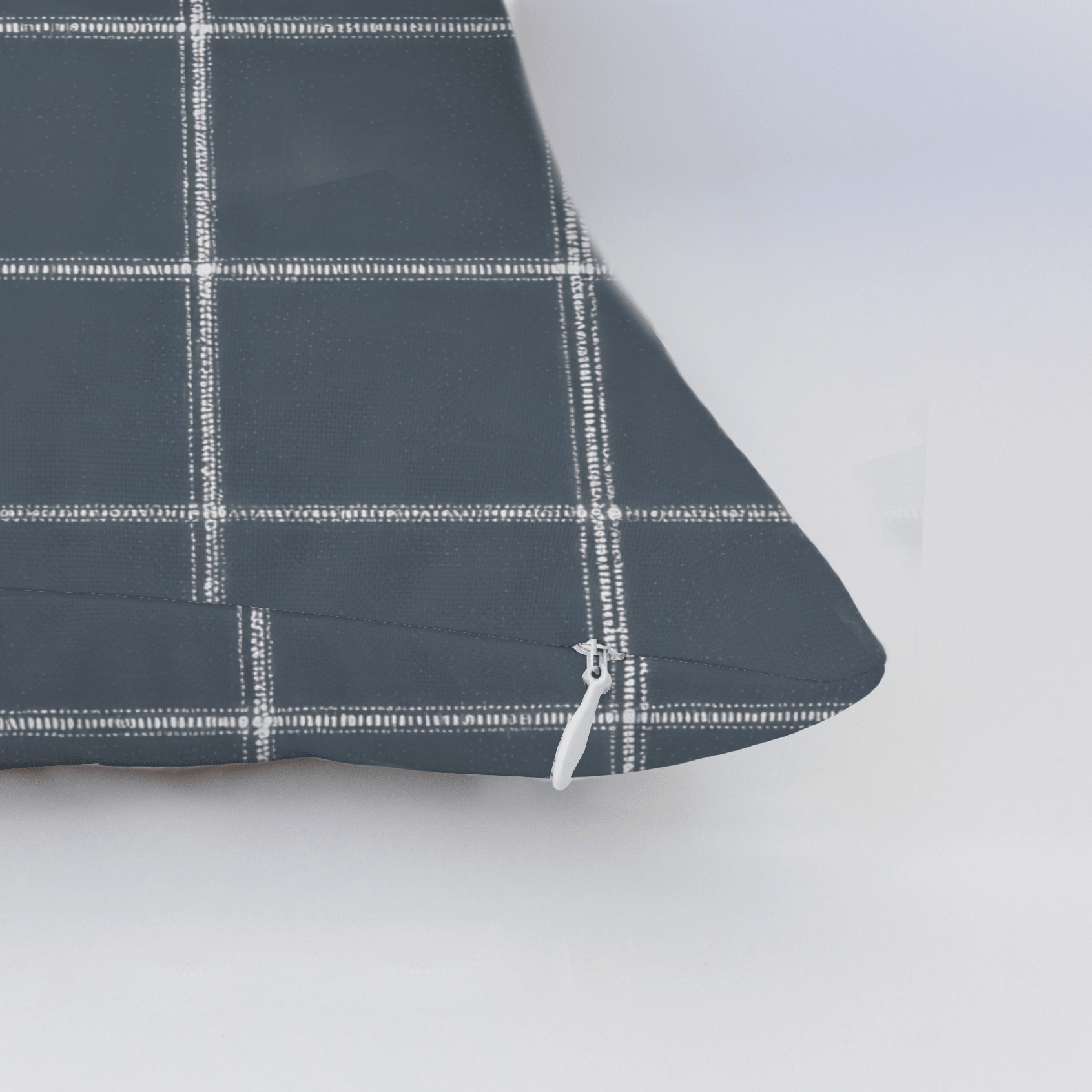 Blueford Check Throw Pillow - Lemon Park
